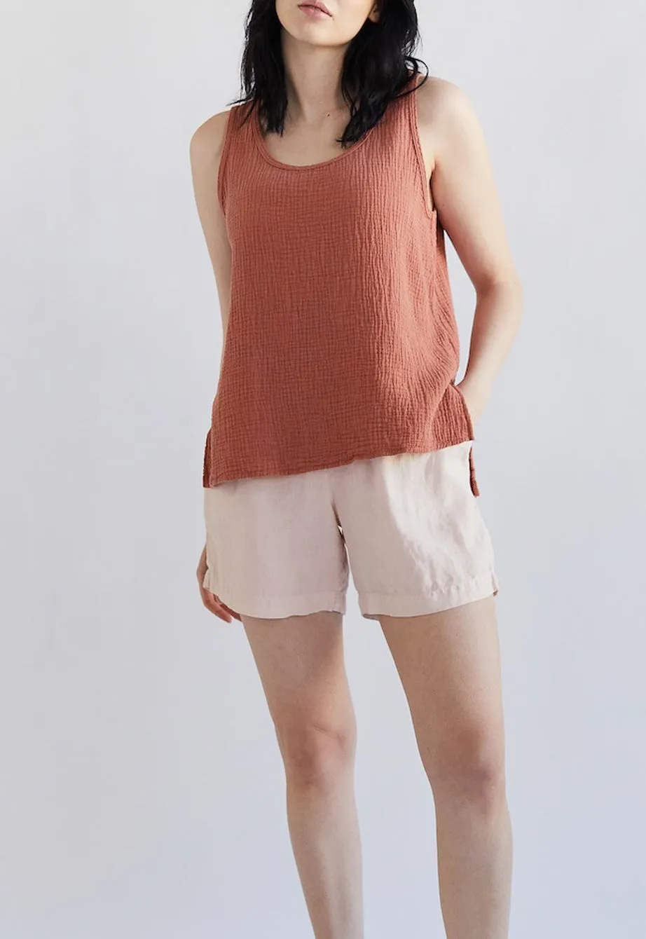 Linen Shorts sold by It is well L.A. product image thumbnail 2