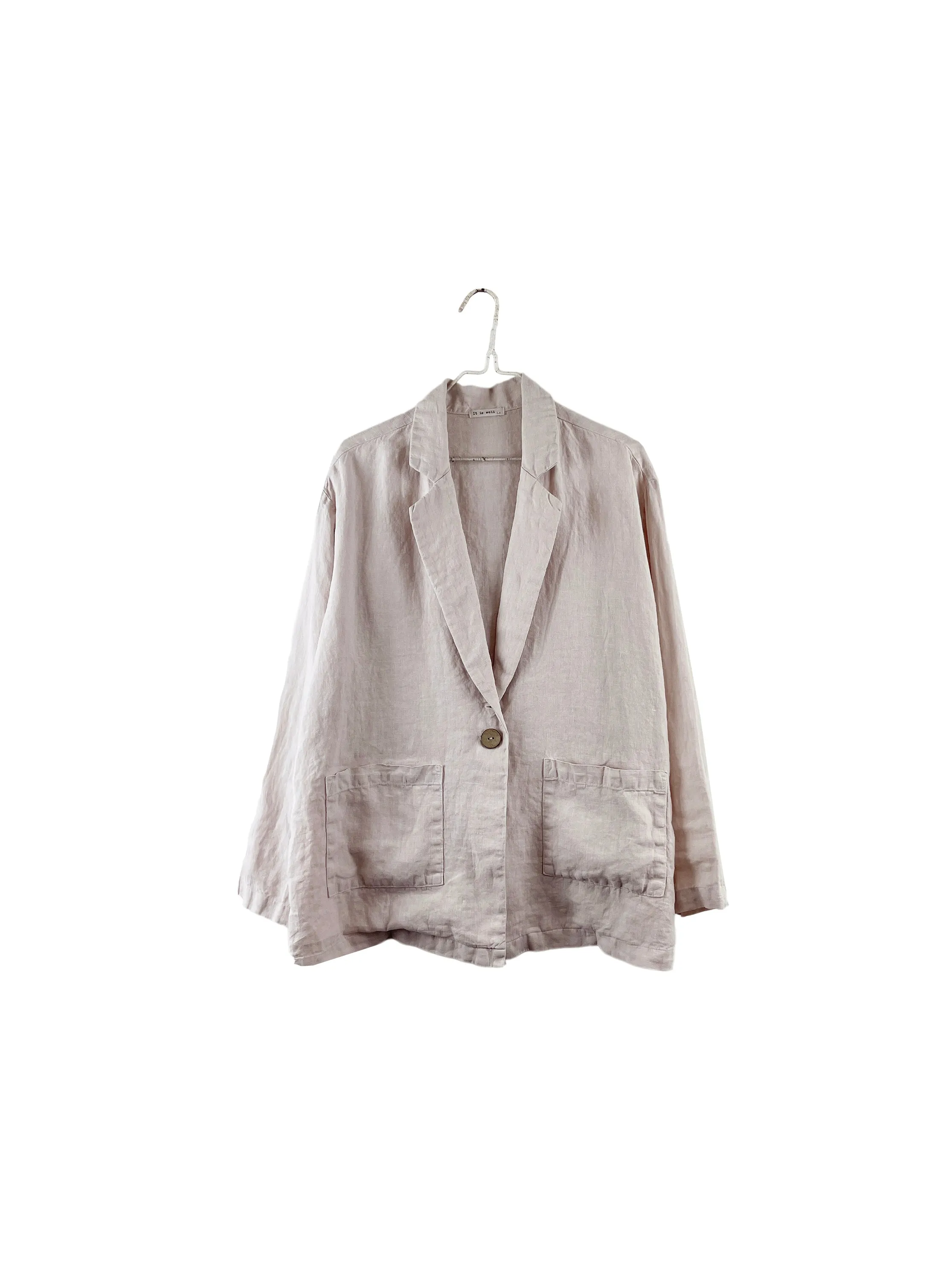 Linen Blazer sold by It is well L.A. product image thumbnail 4