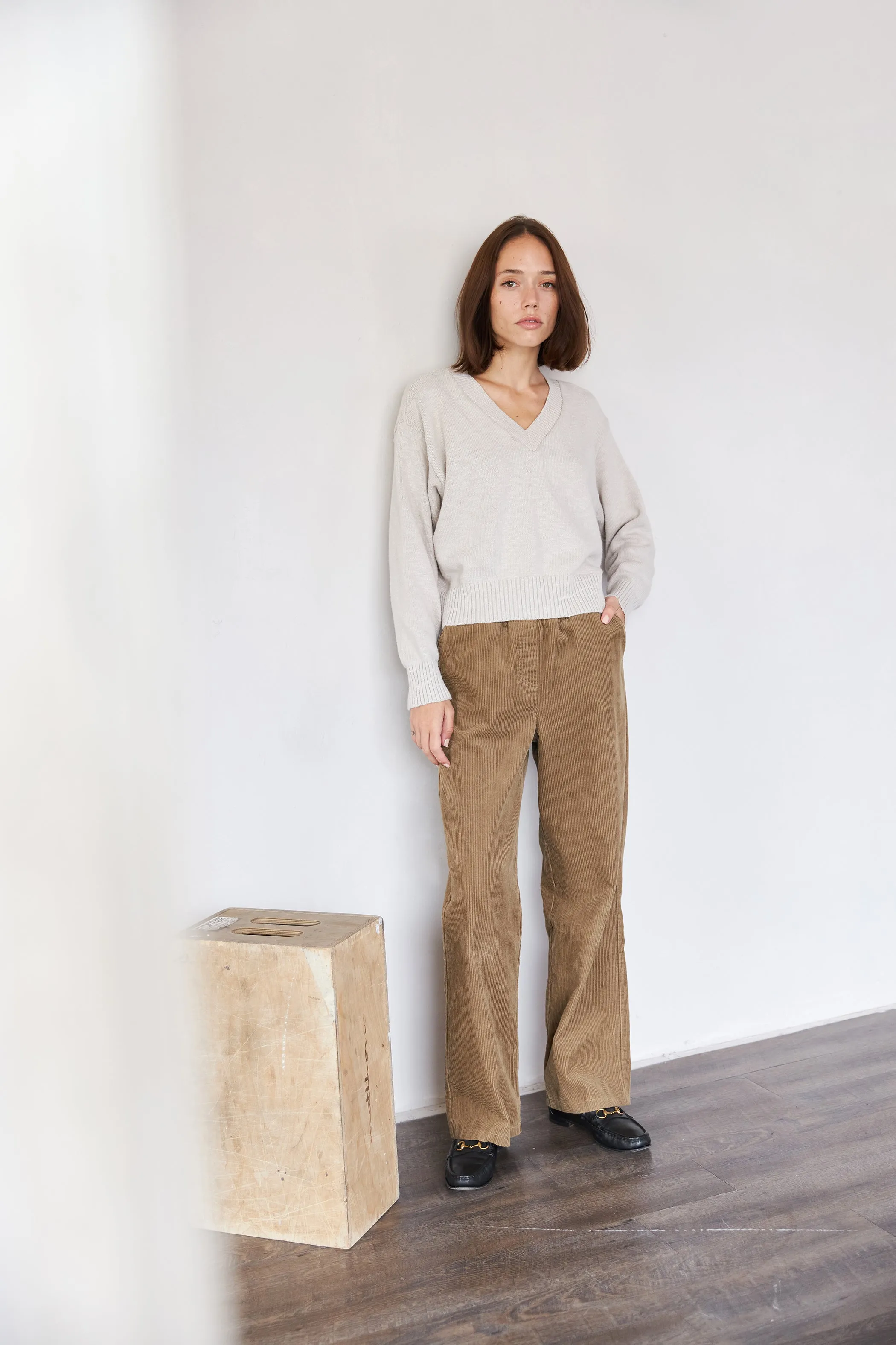 Crop V-Neck Sweater sold by It is well L.A. product image thumbnail 2