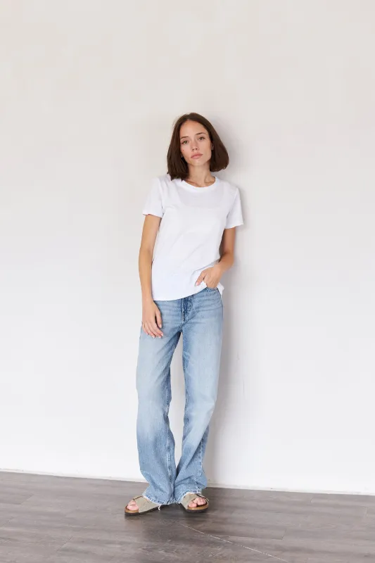 Everyday Crewneck Short Sleeve T-Shirt made by It is well L.A.