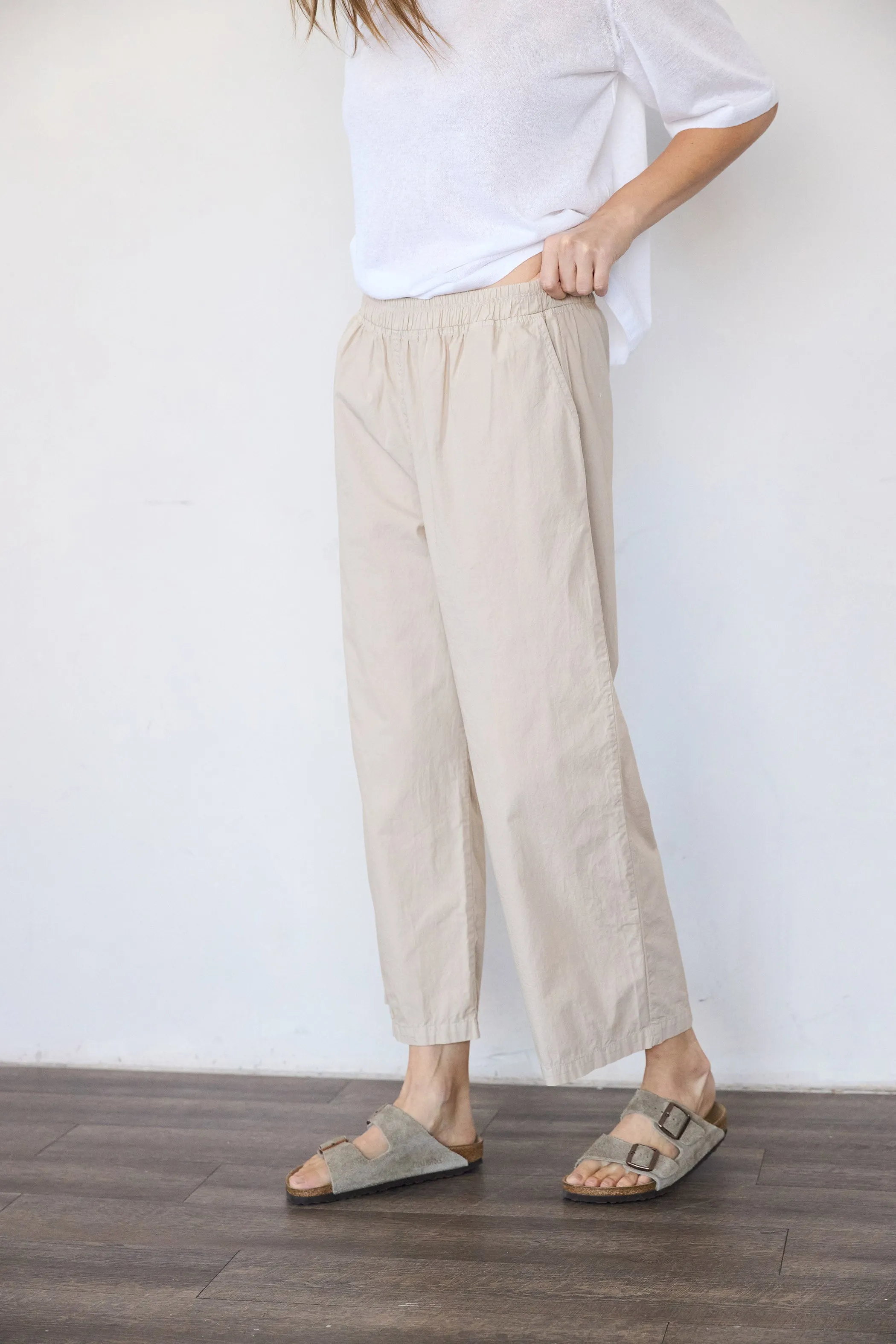 Organic Cotton Poplin Crop Pant sold by It is well L.A. product image thumbnail 3