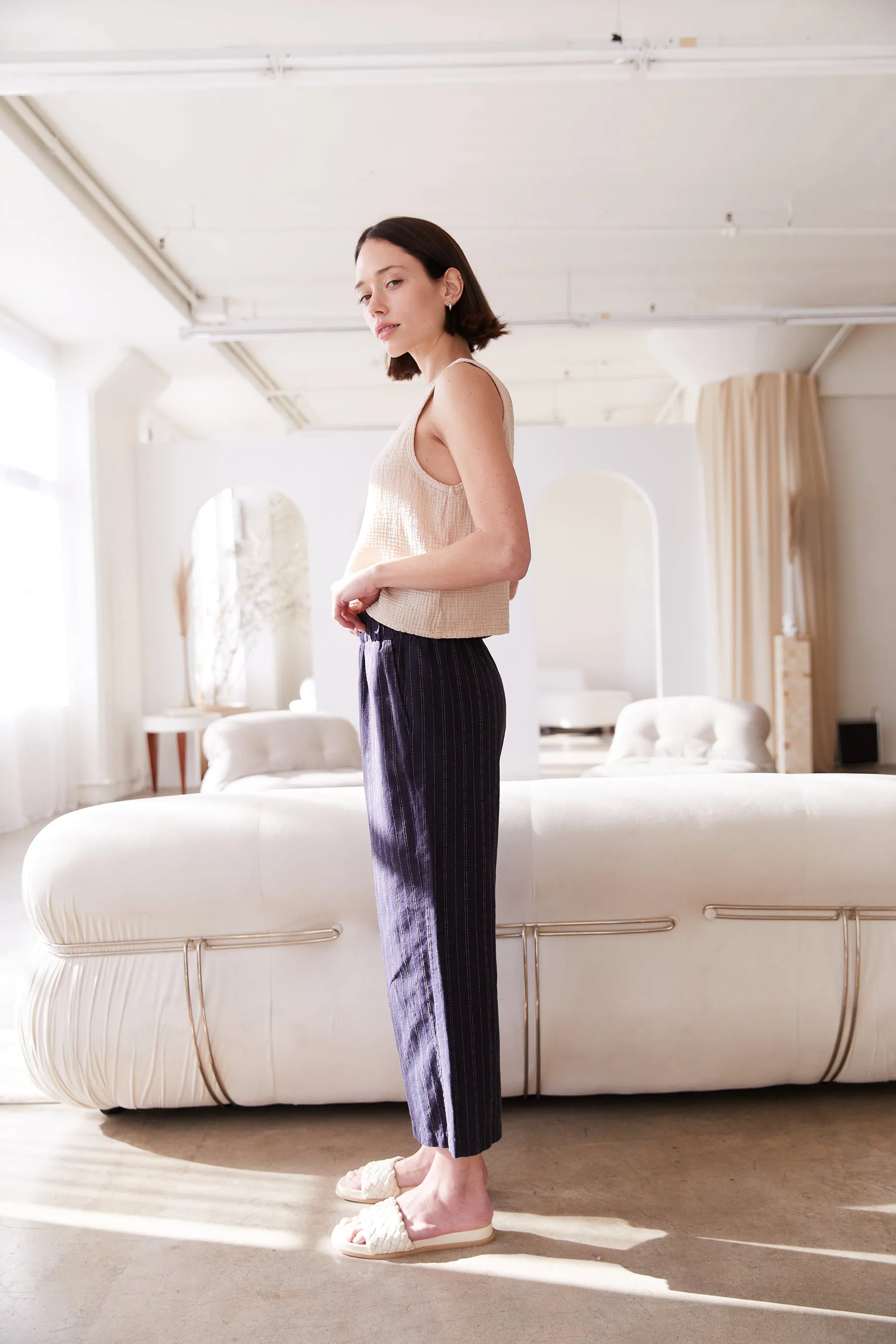 Pinstripe Pant sold by It is well L.A. product image thumbnail 3