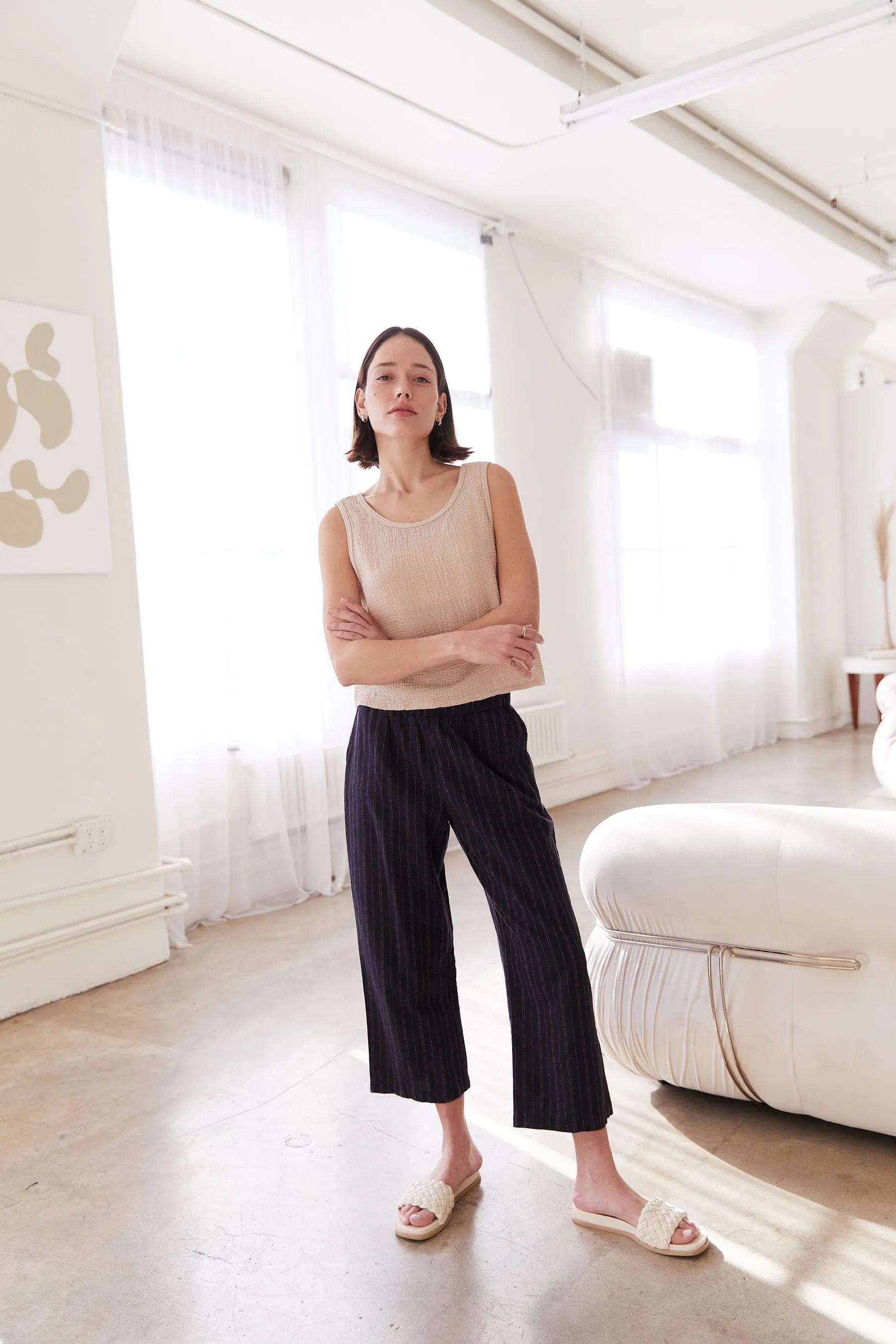 Pinstripe Pant sold by It is well L.A. product image thumbnail 2