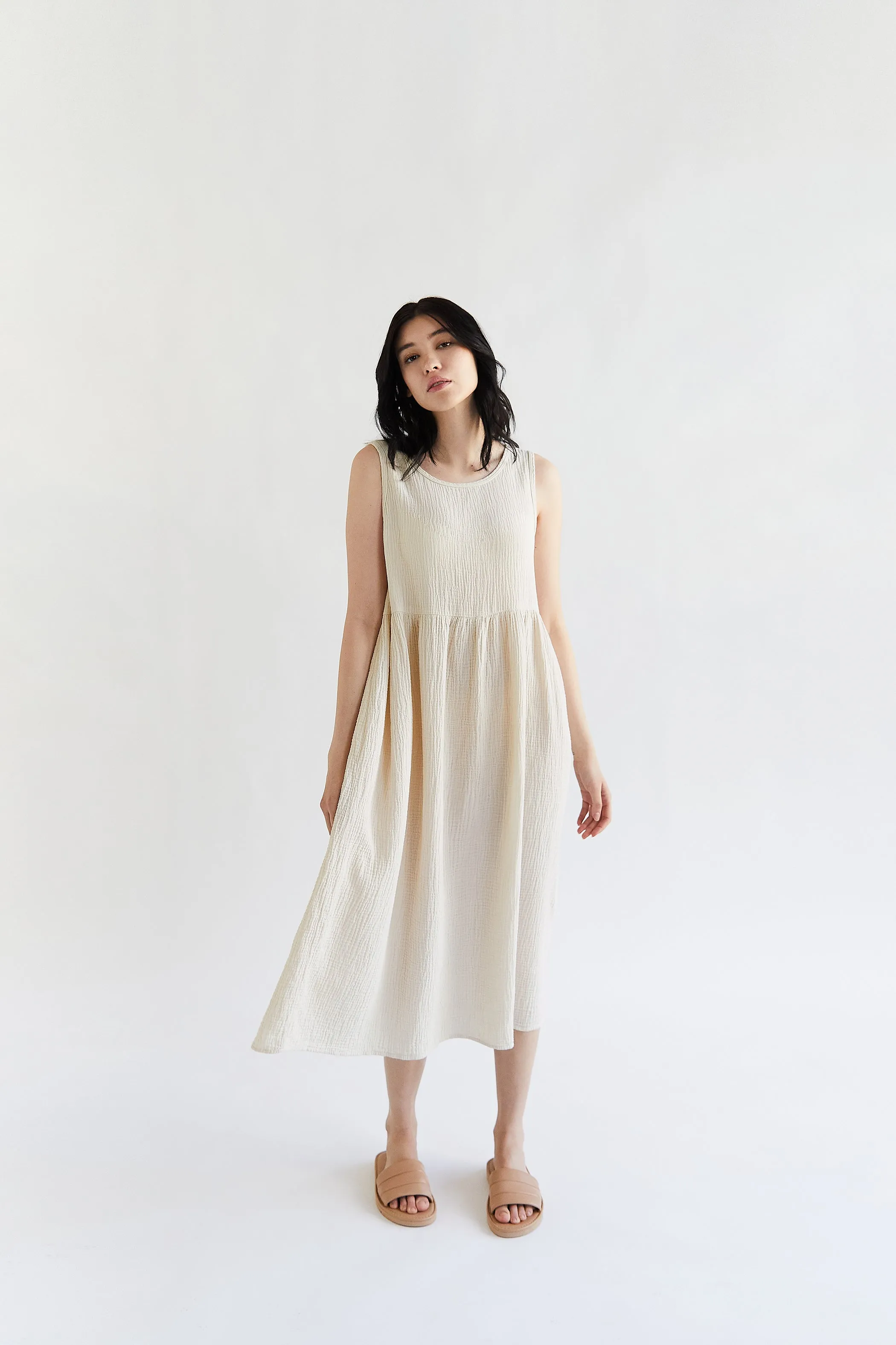 Organic Reversible Gauze Dress sold by It is well L.A. product image thumbnail 5
