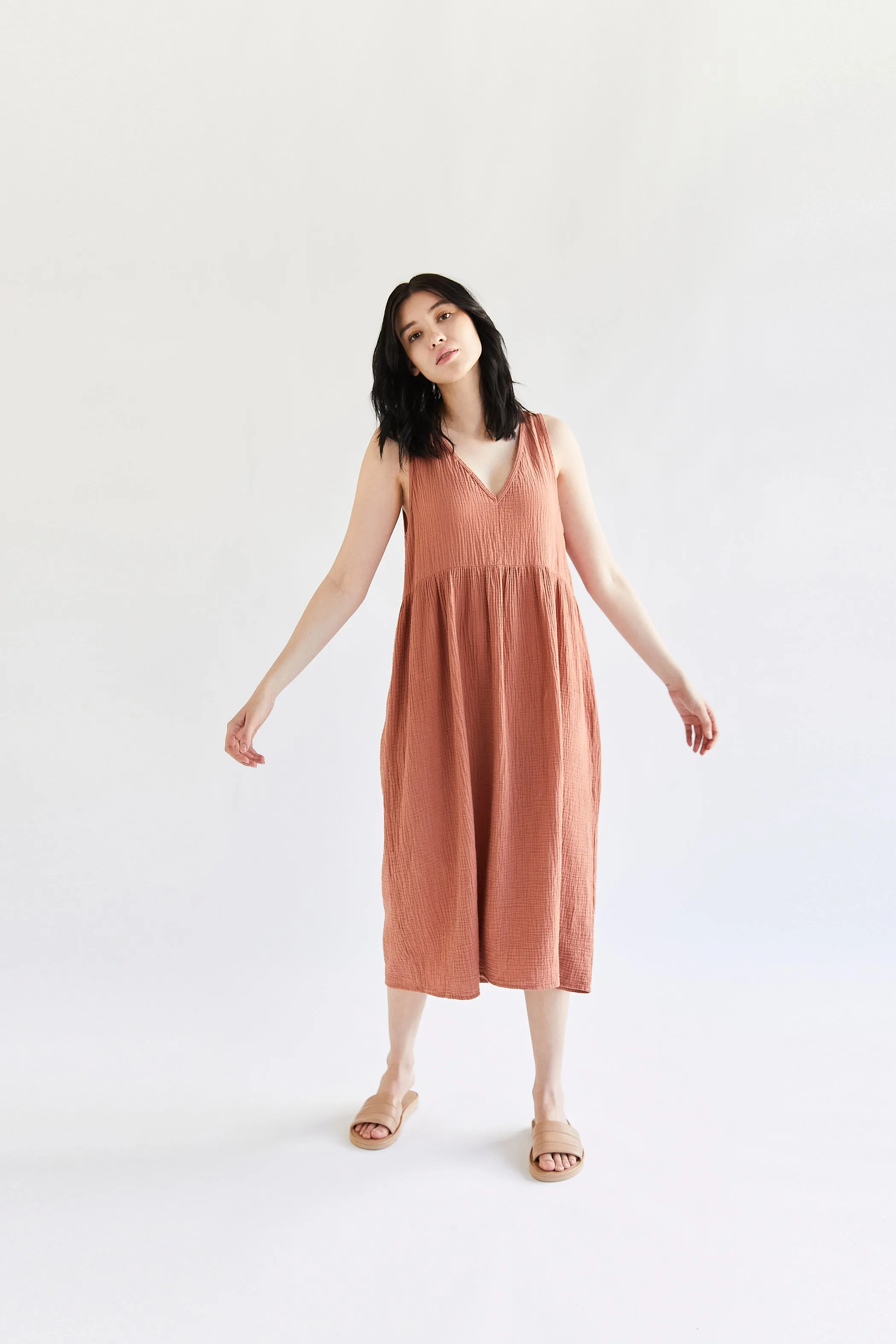 Organic Reversible Gauze Dress sold by It is well L.A. product image thumbnail 4