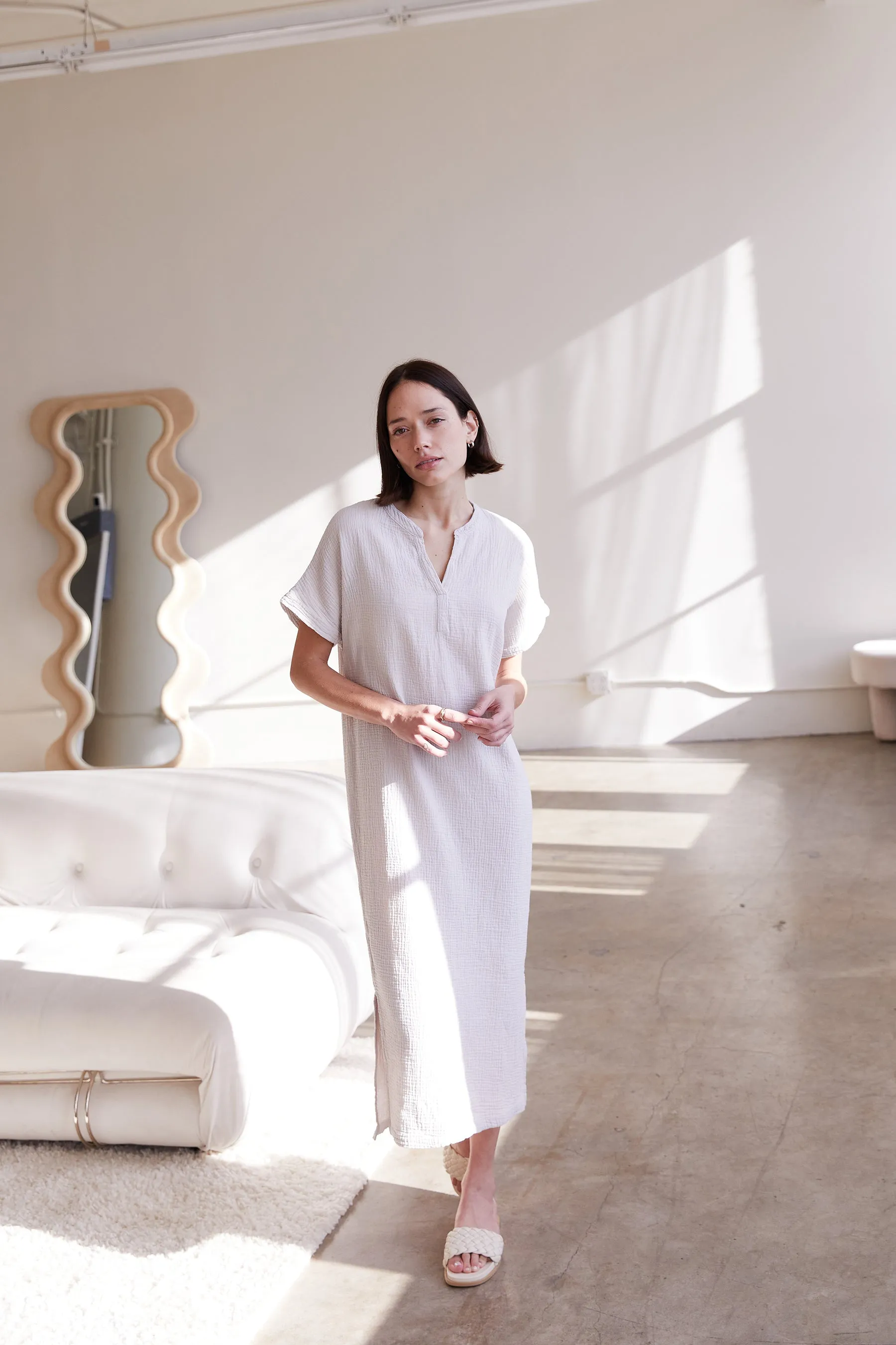 Organic Mandarin Gauze Dress sold by It is well L.A. product image thumbnail 4