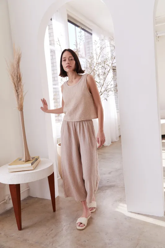 Organic Wide Gauze Pant sold by It is well L.A.