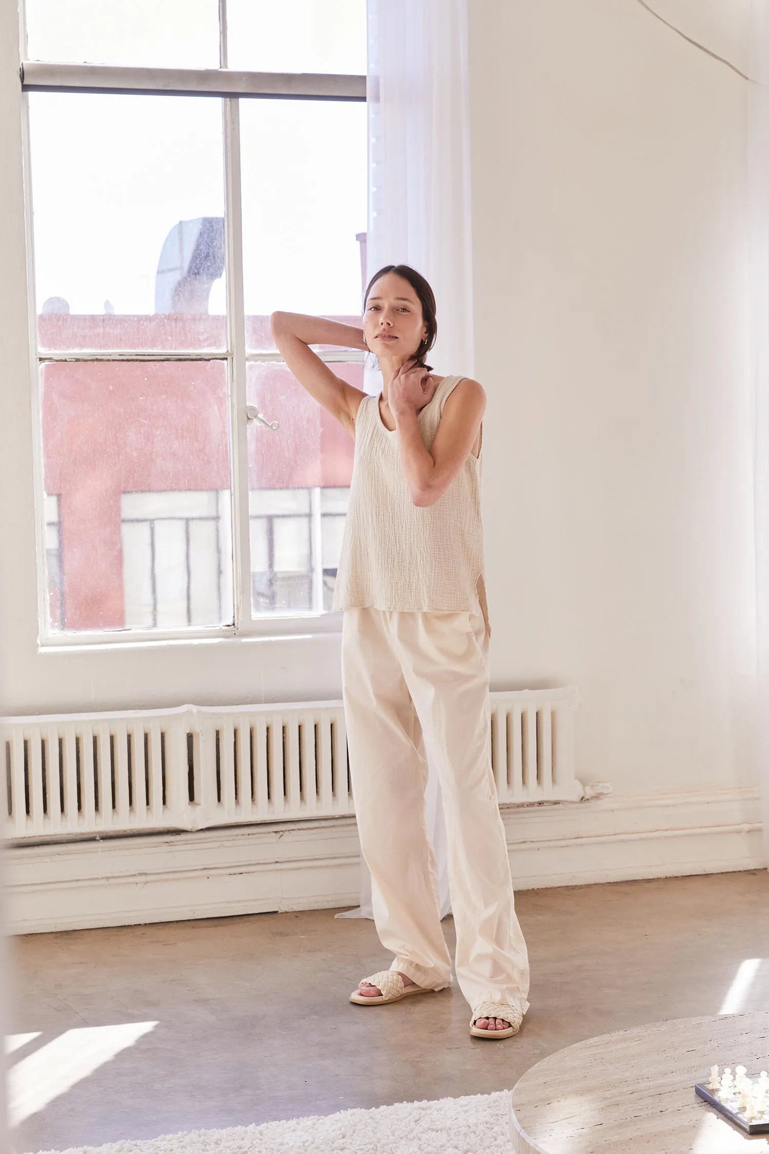 Organic Gauze Tank sold by It is well L.A. product image thumbnail 3