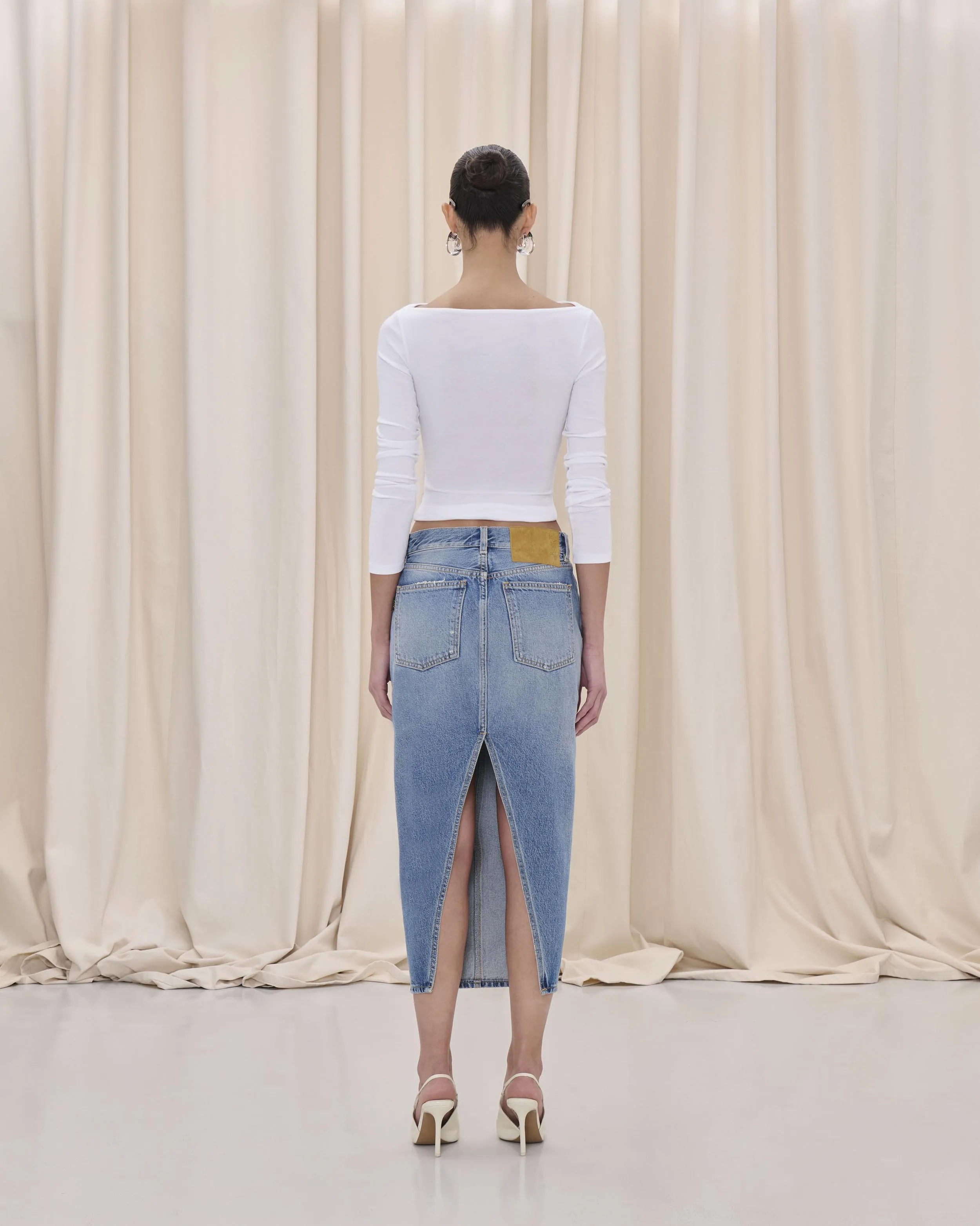 RICKA SKIRT // NORDIC BLUE sold by Haikure product image thumbnail 3