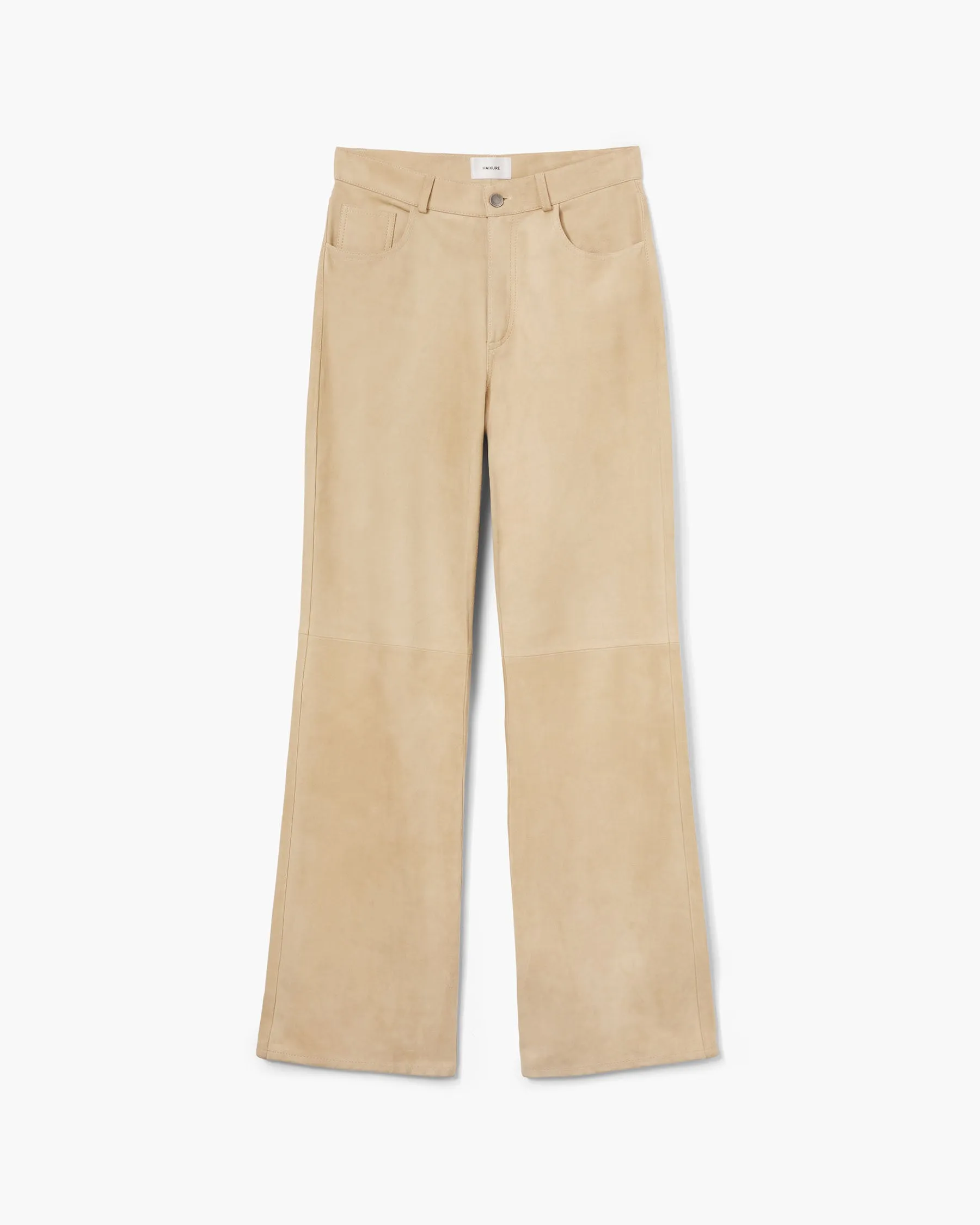 KOREA SUEDE PANTS // BEIGE sold by Haikure product image thumbnail 5