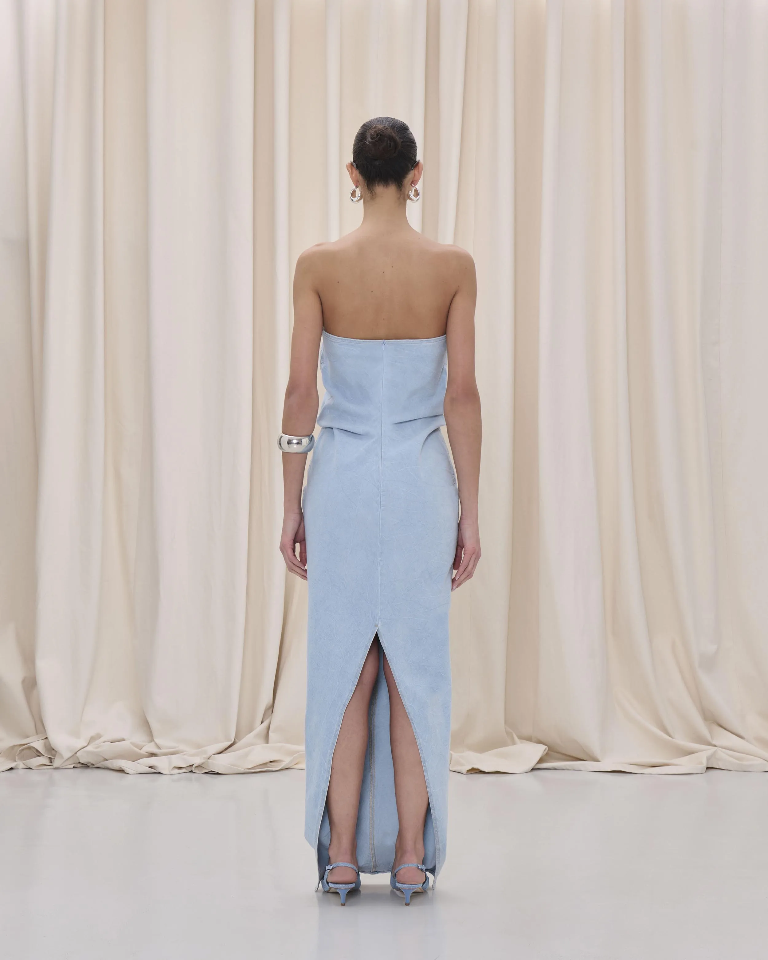 JILL DRESS // ICE GREY sold by Haikure product image thumbnail 3