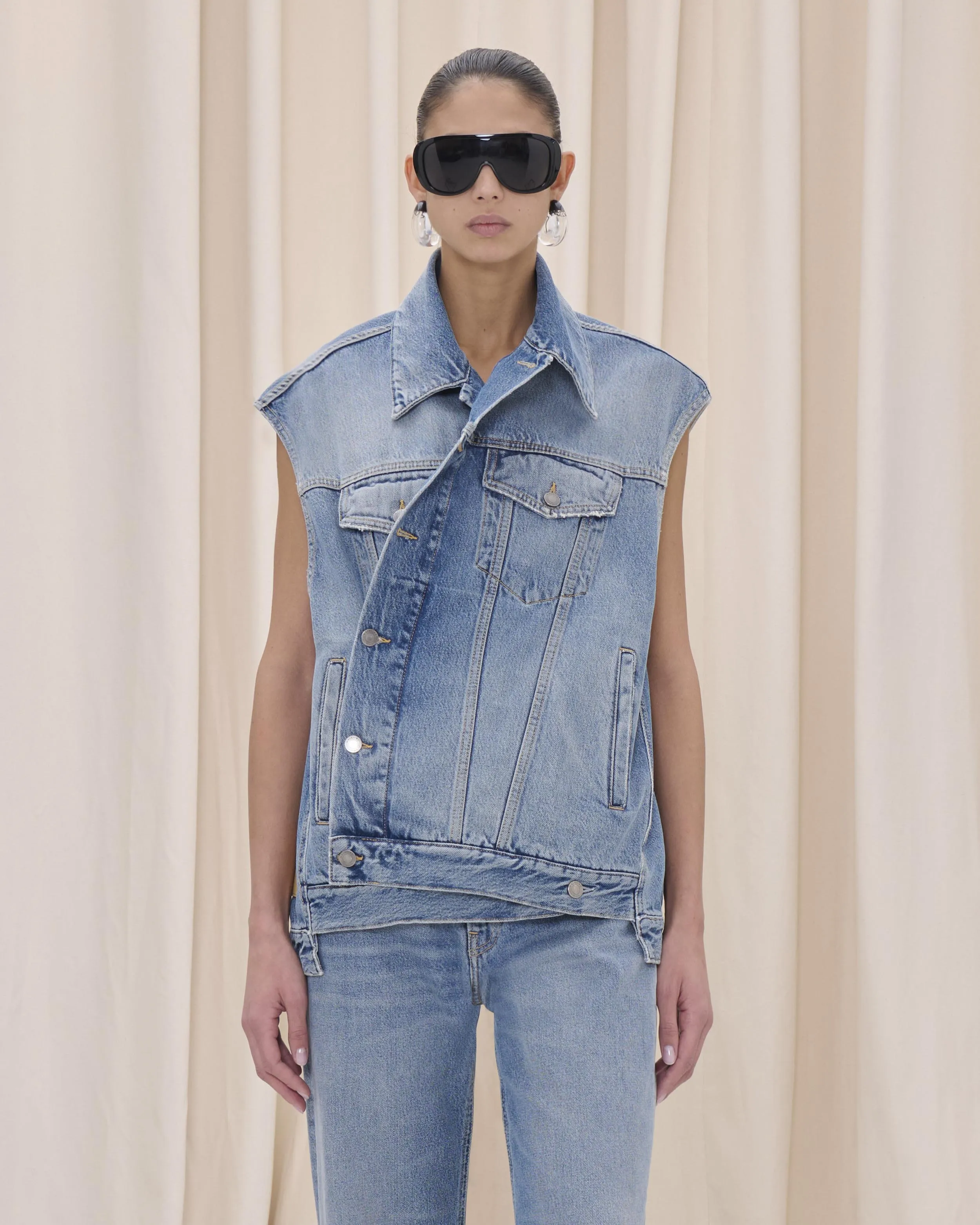 JANETTE GILET // NORDIC BLUE sold by Haikure product image thumbnail 2