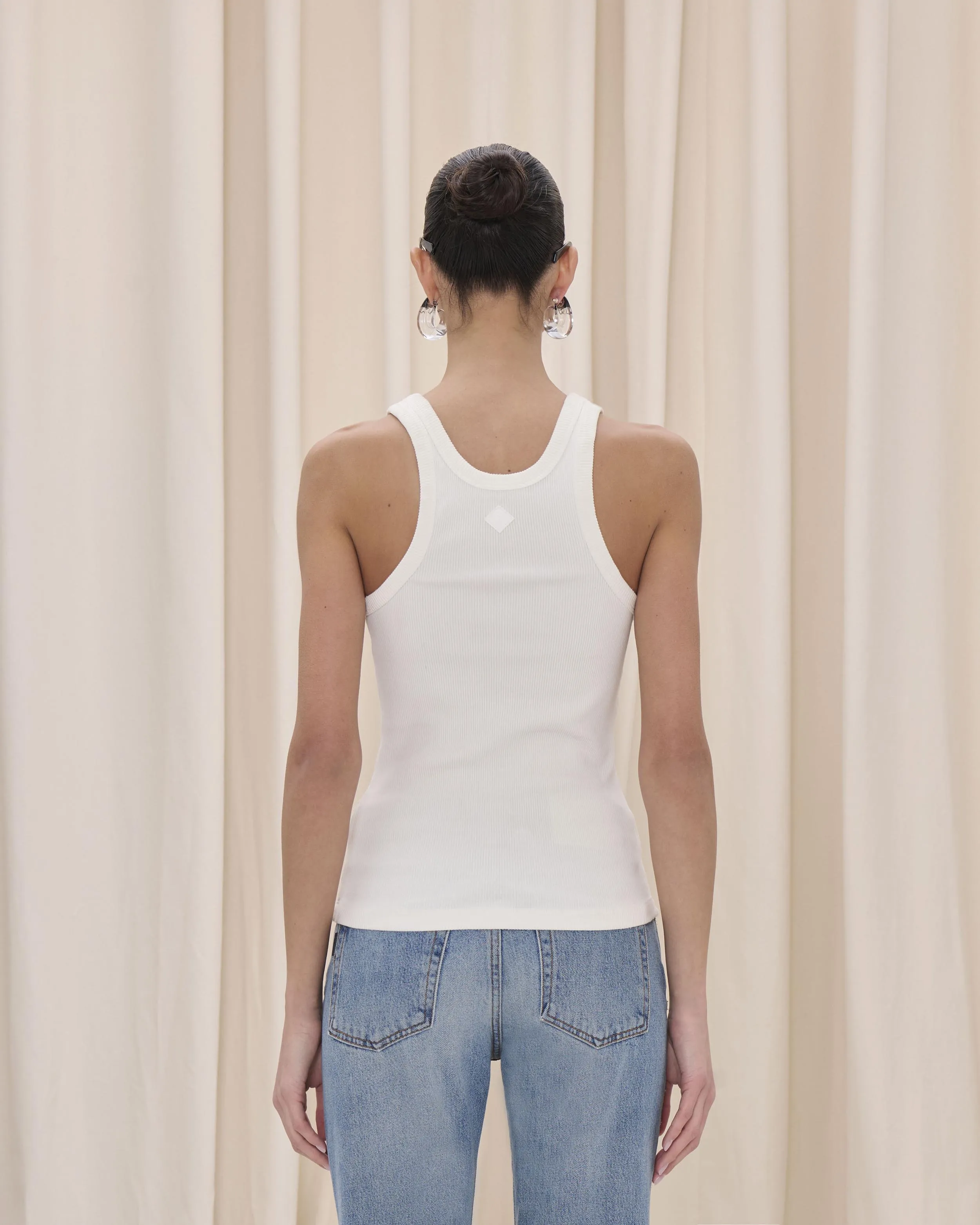 GEM TANK TOP // OFF WHITE sold by Haikure product image thumbnail 2