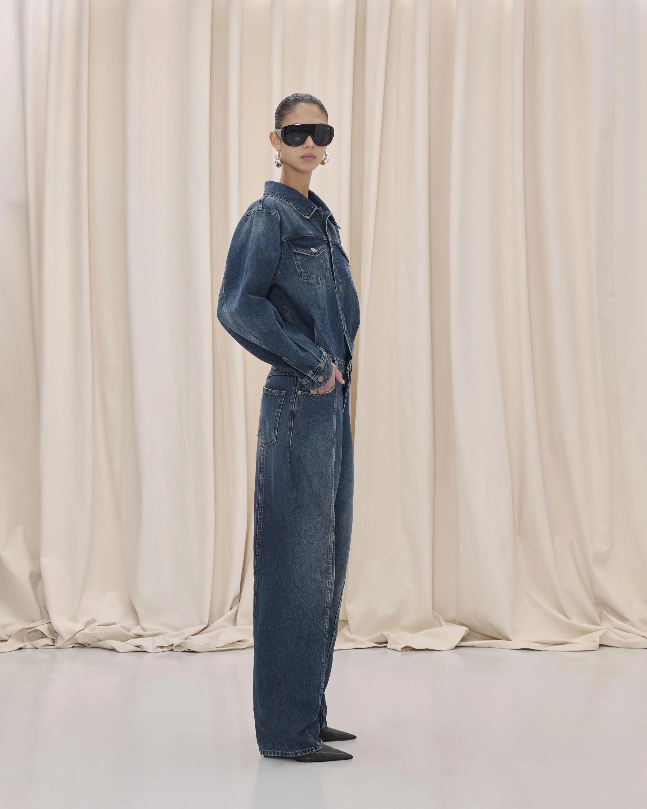 AMBER JUMPSUIT // INTENSE BLUE sold by Haikure product image thumbnail 3