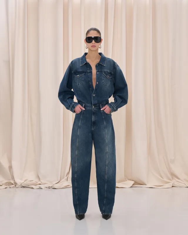 AMBER JUMPSUIT // INTENSE BLUE made by Haikure