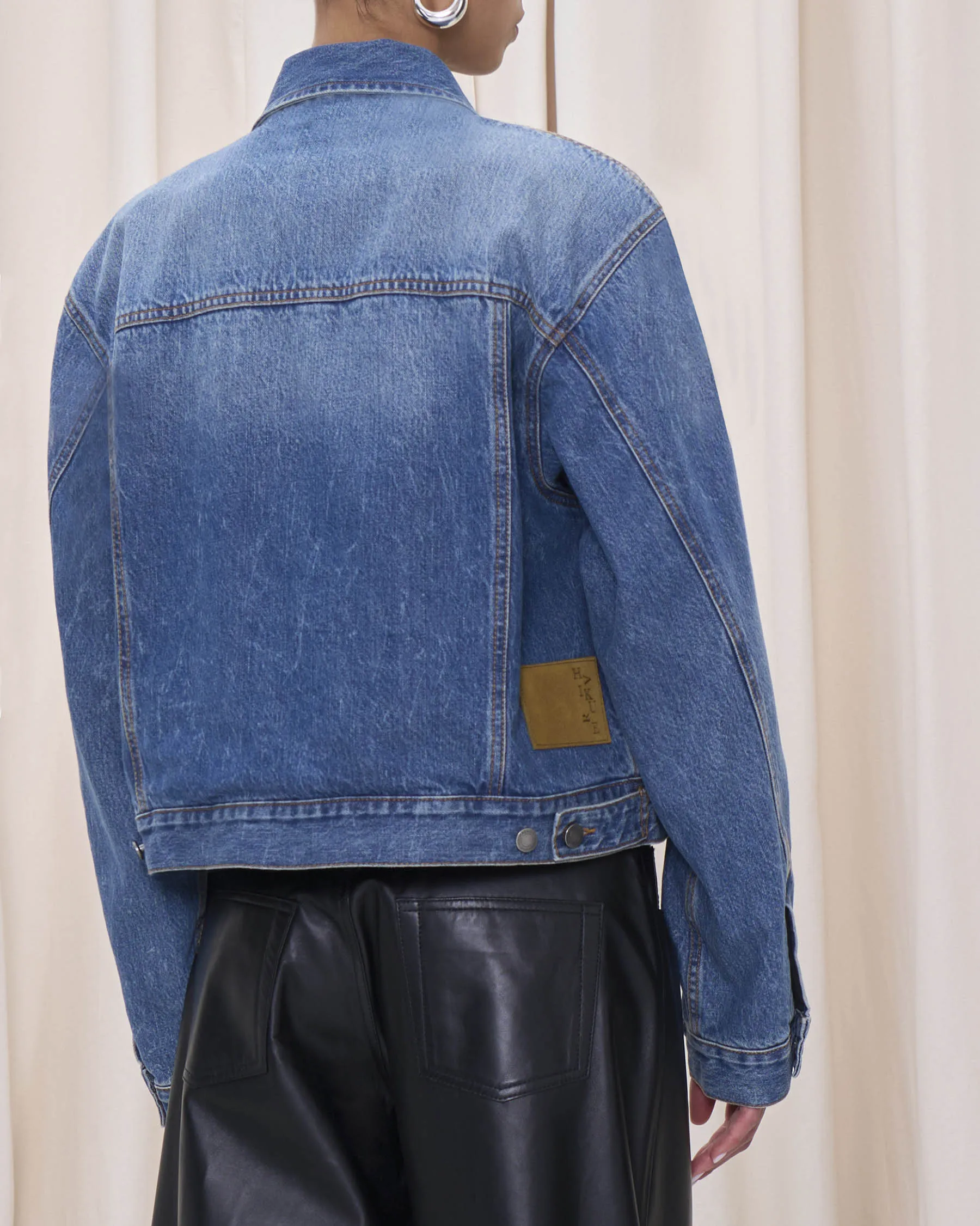 RENEE JACKET // AUTHENTIC DARK WASH sold by Haikure product image thumbnail 5