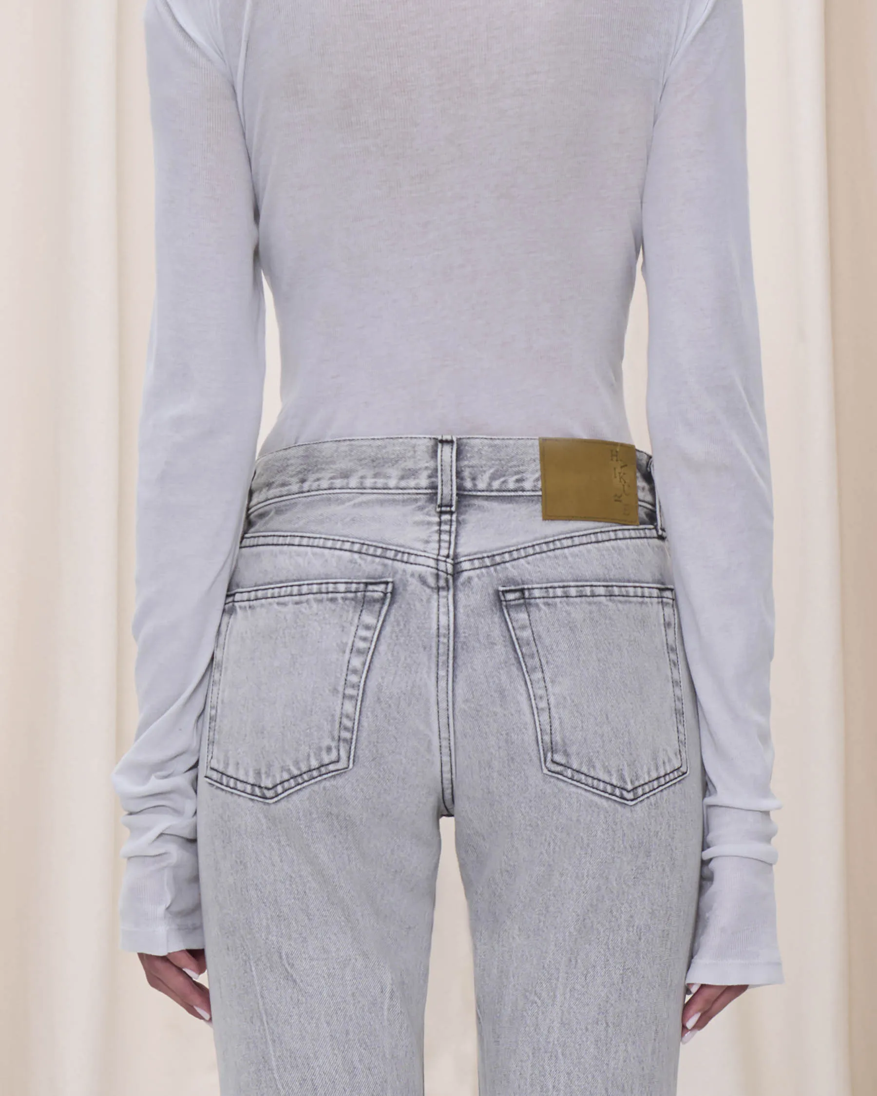 FLORA DENIM // FOG GREY sold by Haikure product image thumbnail 4