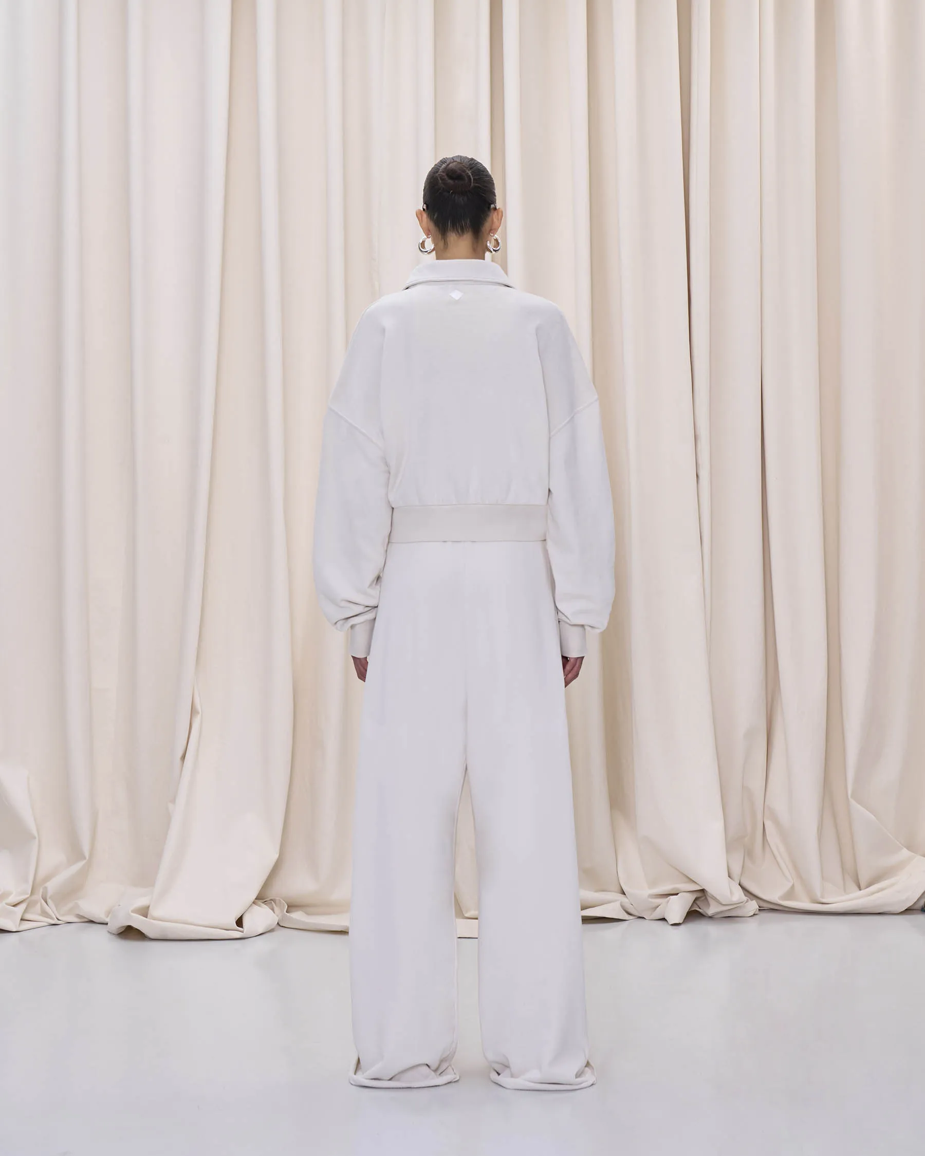 EDIE POLO SWEATSHIRT // ECRU sold by Haikure product image thumbnail 5