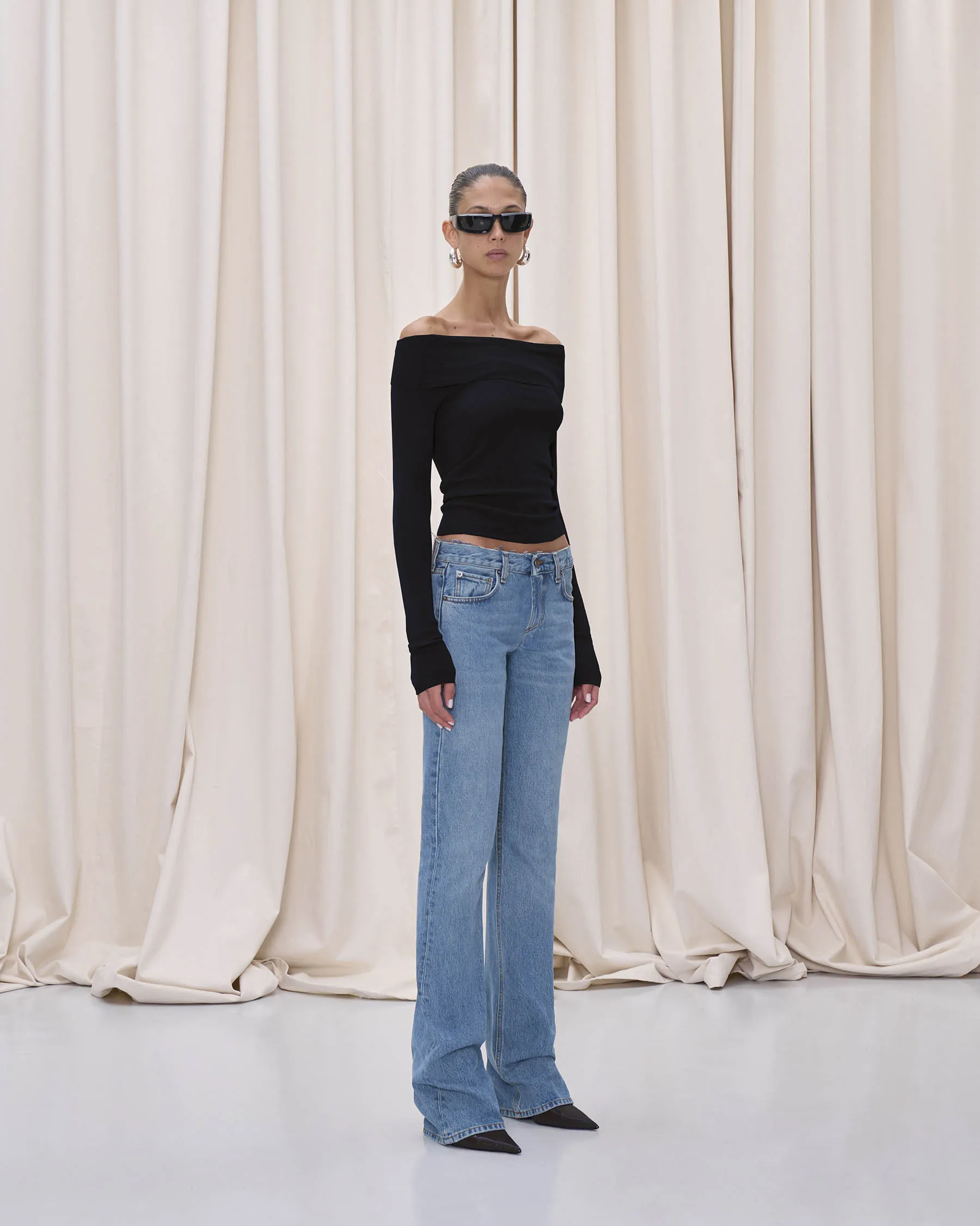CARLY DENIM // LAGOON WASH sold by Haikure