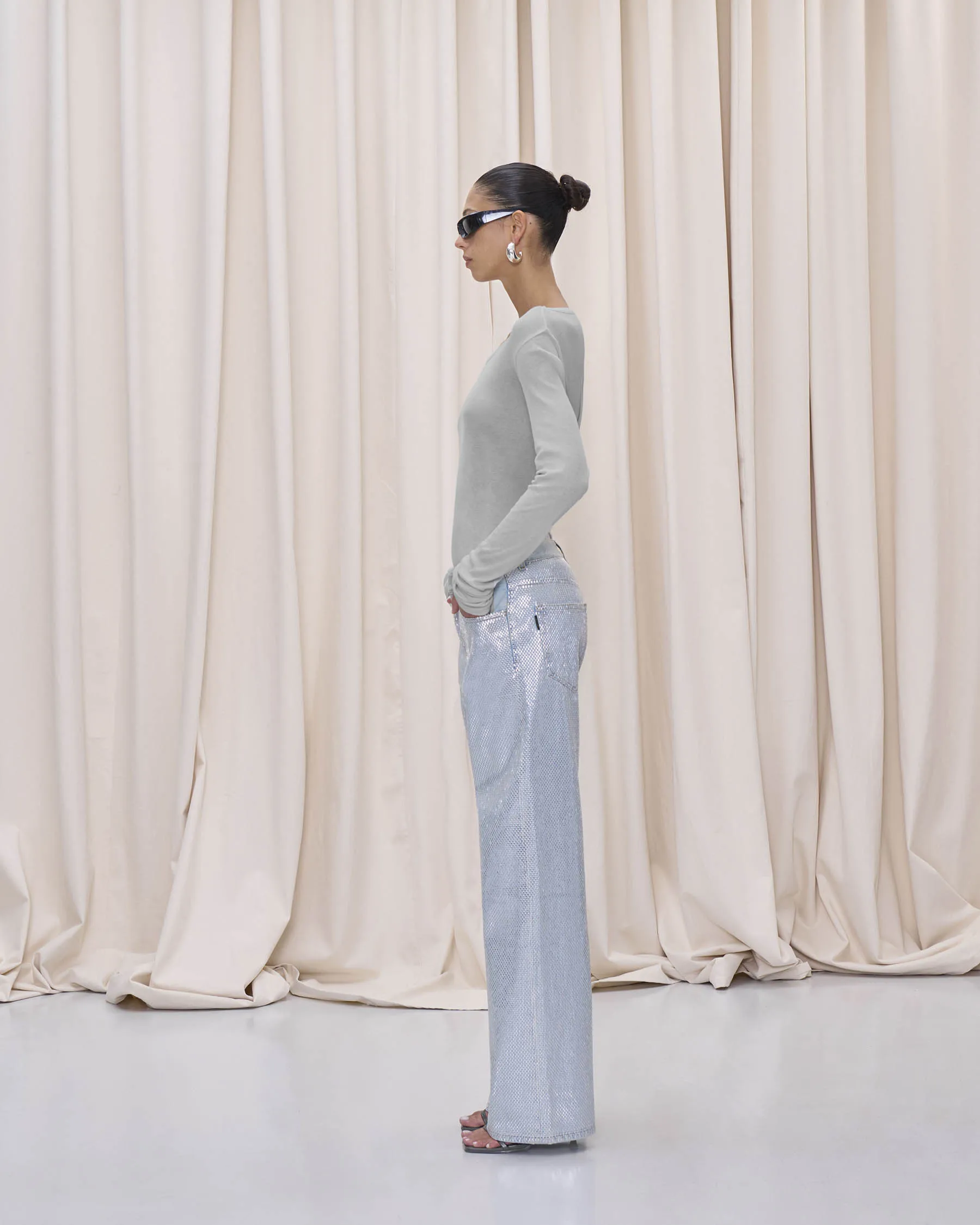 BONNIE DENIM // STAPLED BLUE sold by Haikure product image thumbnail 3