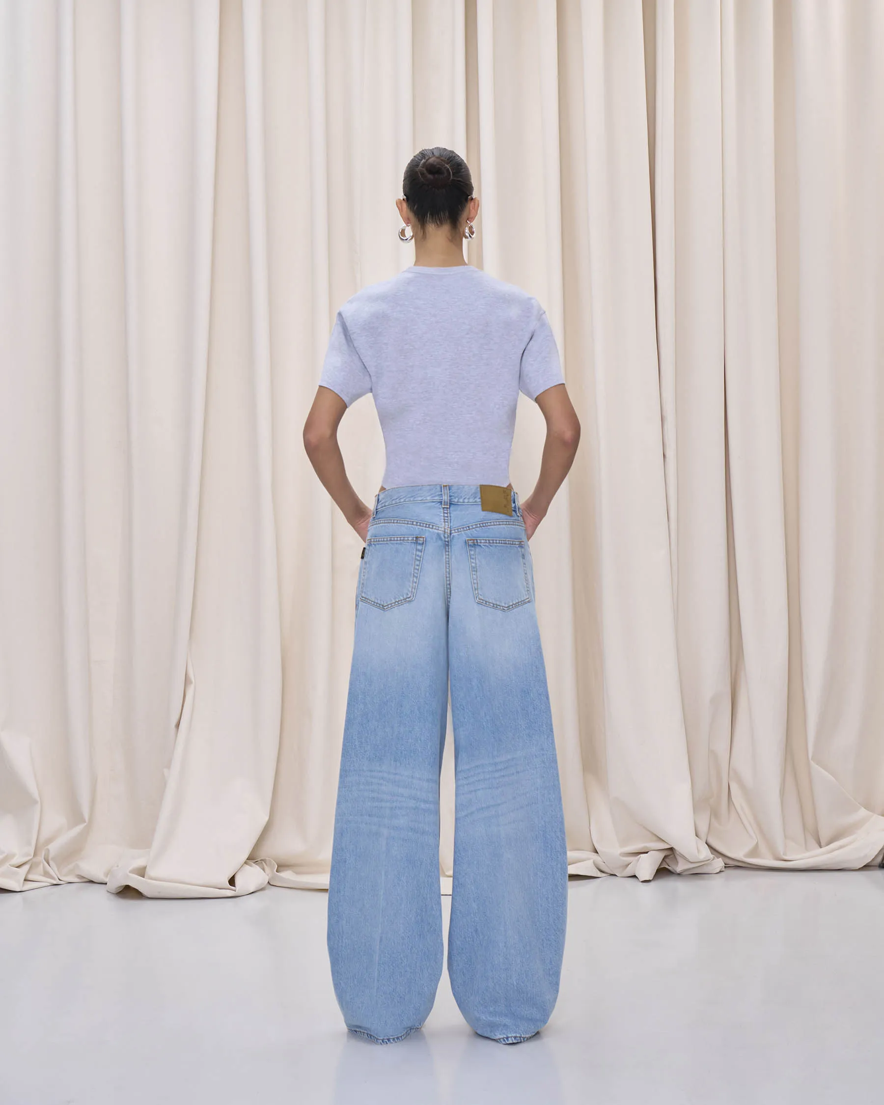 BETHANY DENIM // BLUE AQUA sold by Haikure product image thumbnail 4