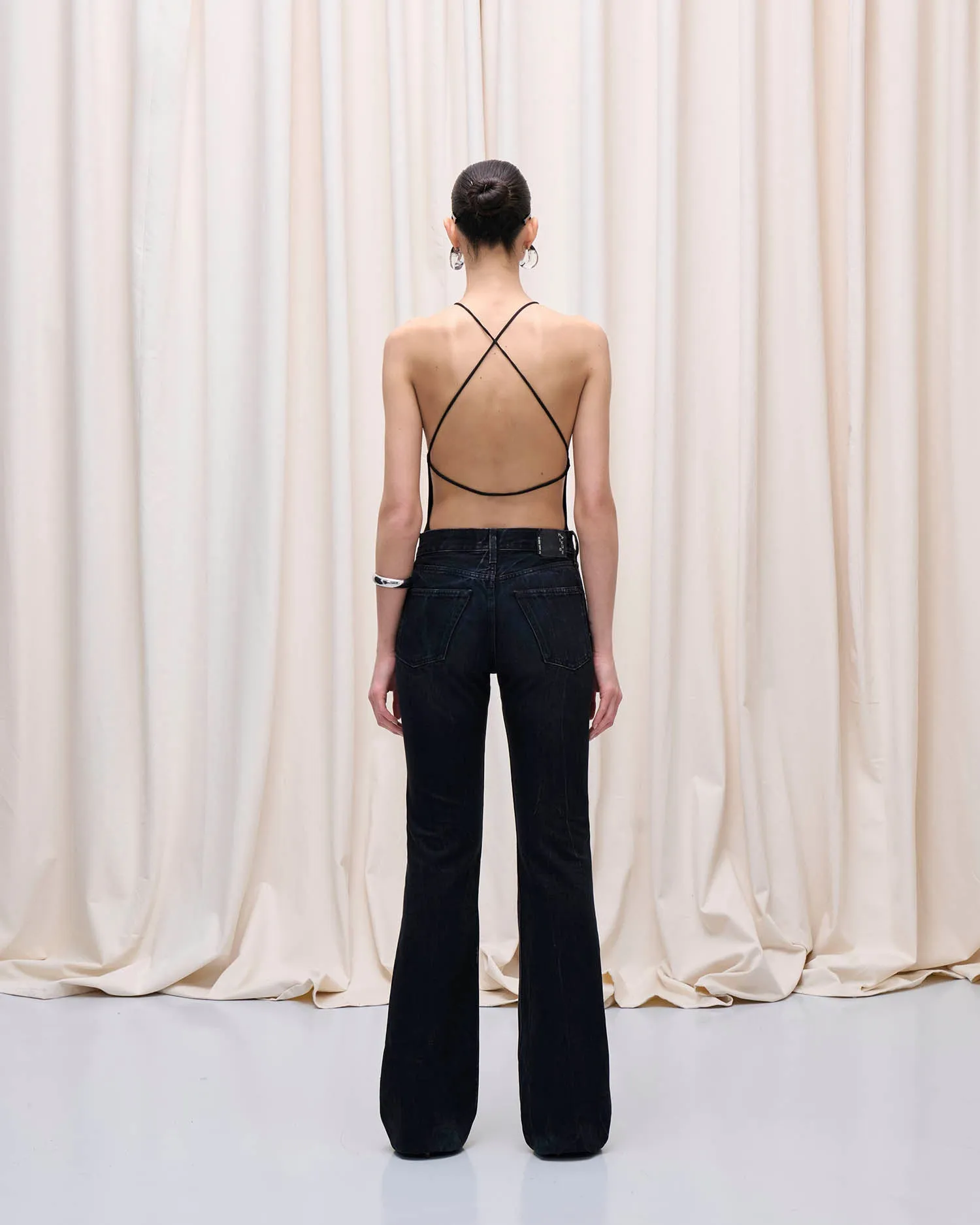 FLORA DENIM // NEW BASSANO BLACK sold by Haikure product image thumbnail 5