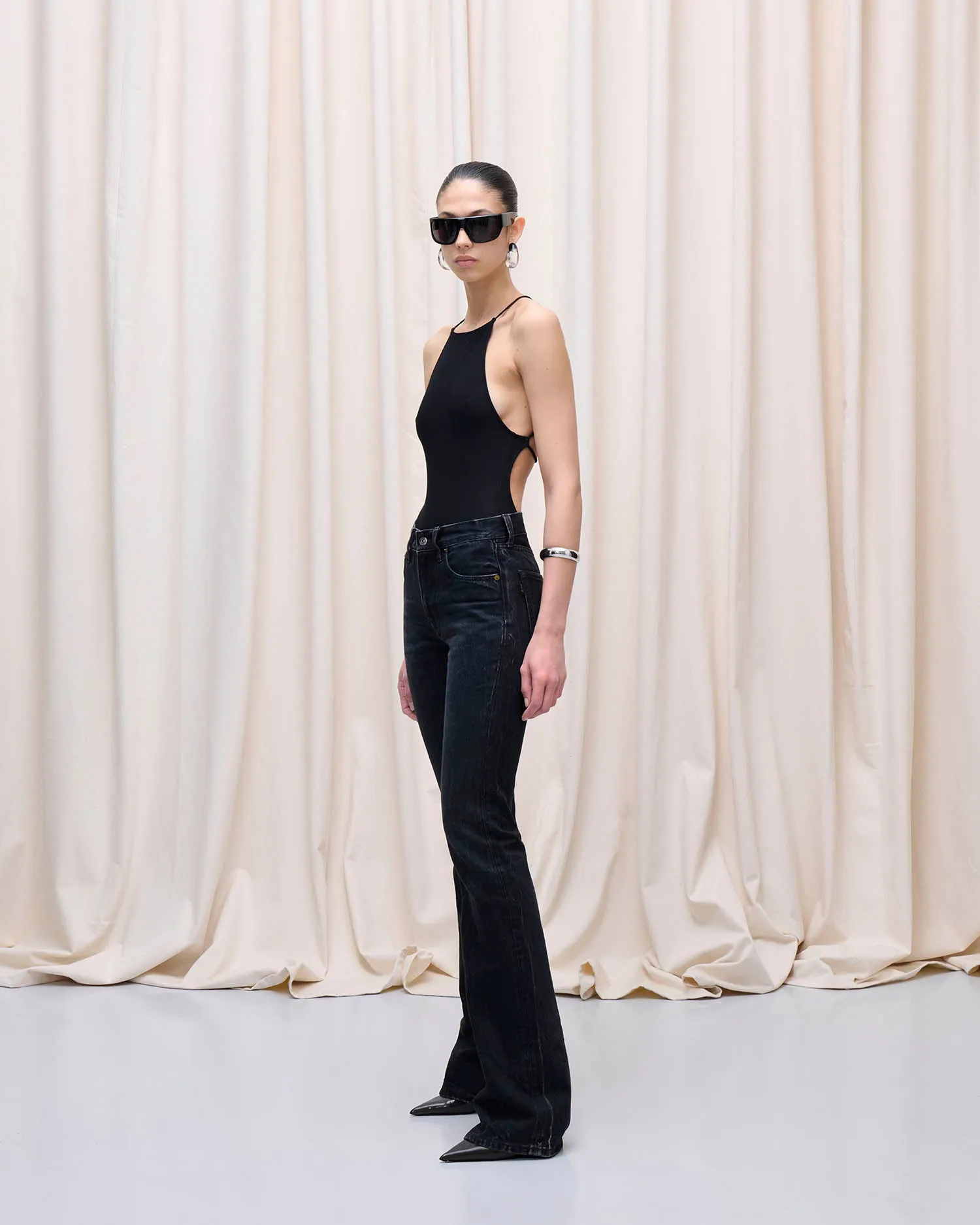 FLORA DENIM // NEW BASSANO BLACK sold by Haikure product image thumbnail 4