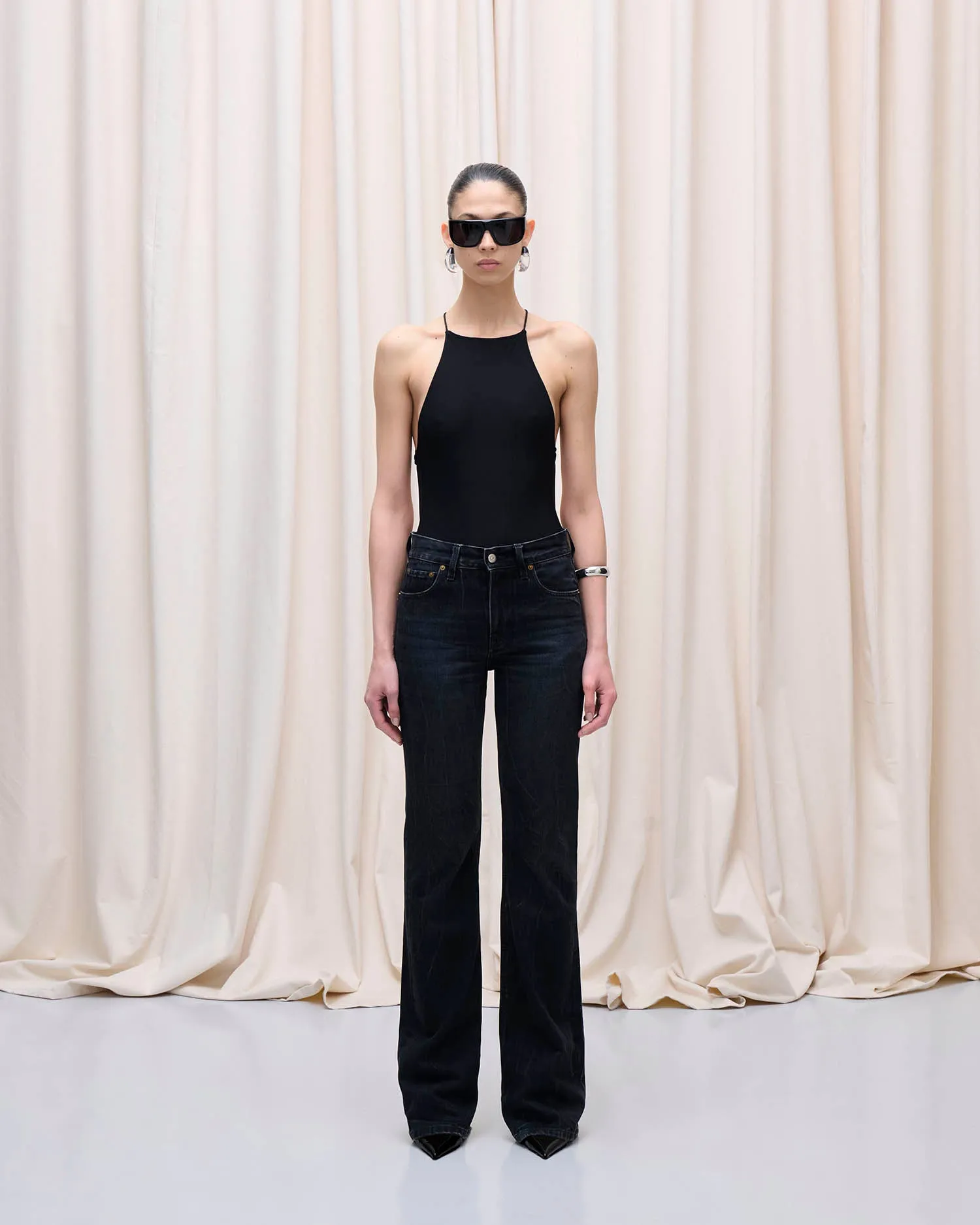 FLORA DENIM // NEW BASSANO BLACK sold by Haikure