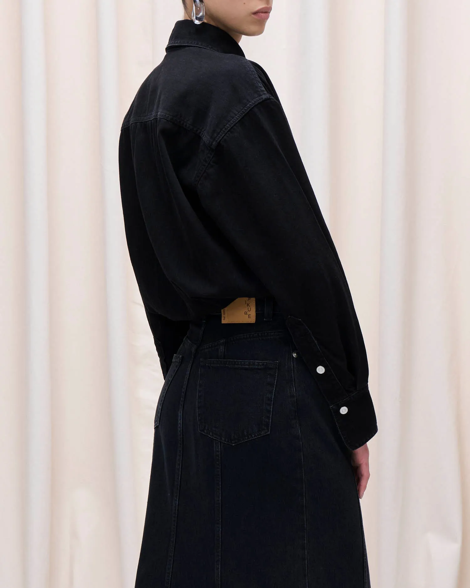 JOS LONG DRESS // BLACK WASH sold by Haikure product image thumbnail 2