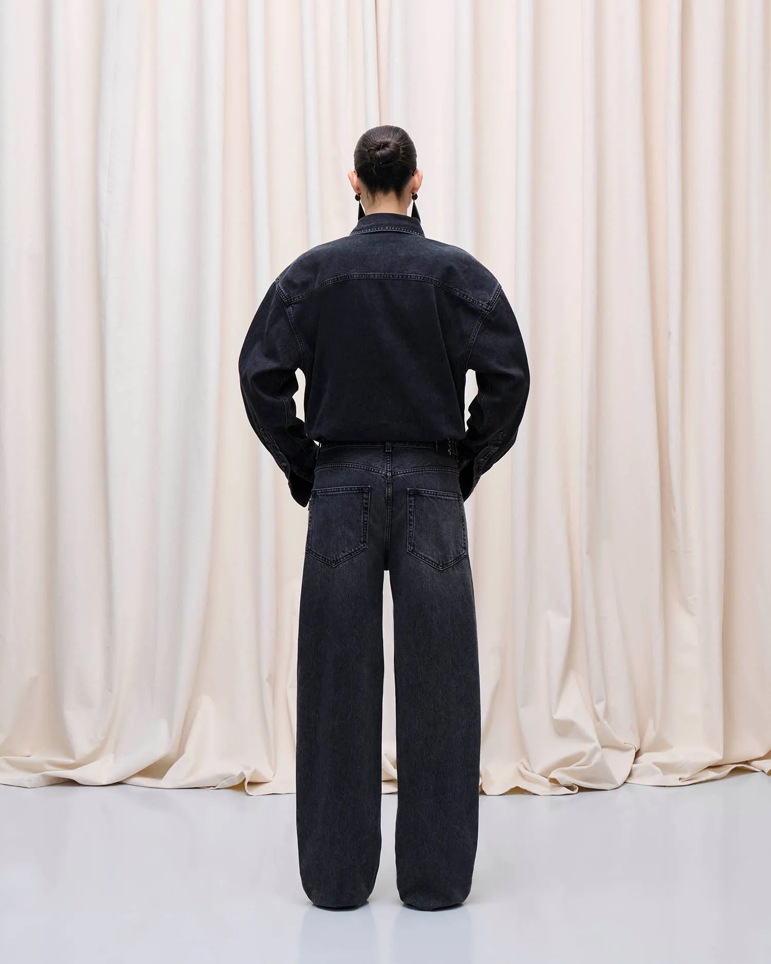 TESSIE JUMPSUIT // MEDIUM BLACK sold by Haikure product image thumbnail 5