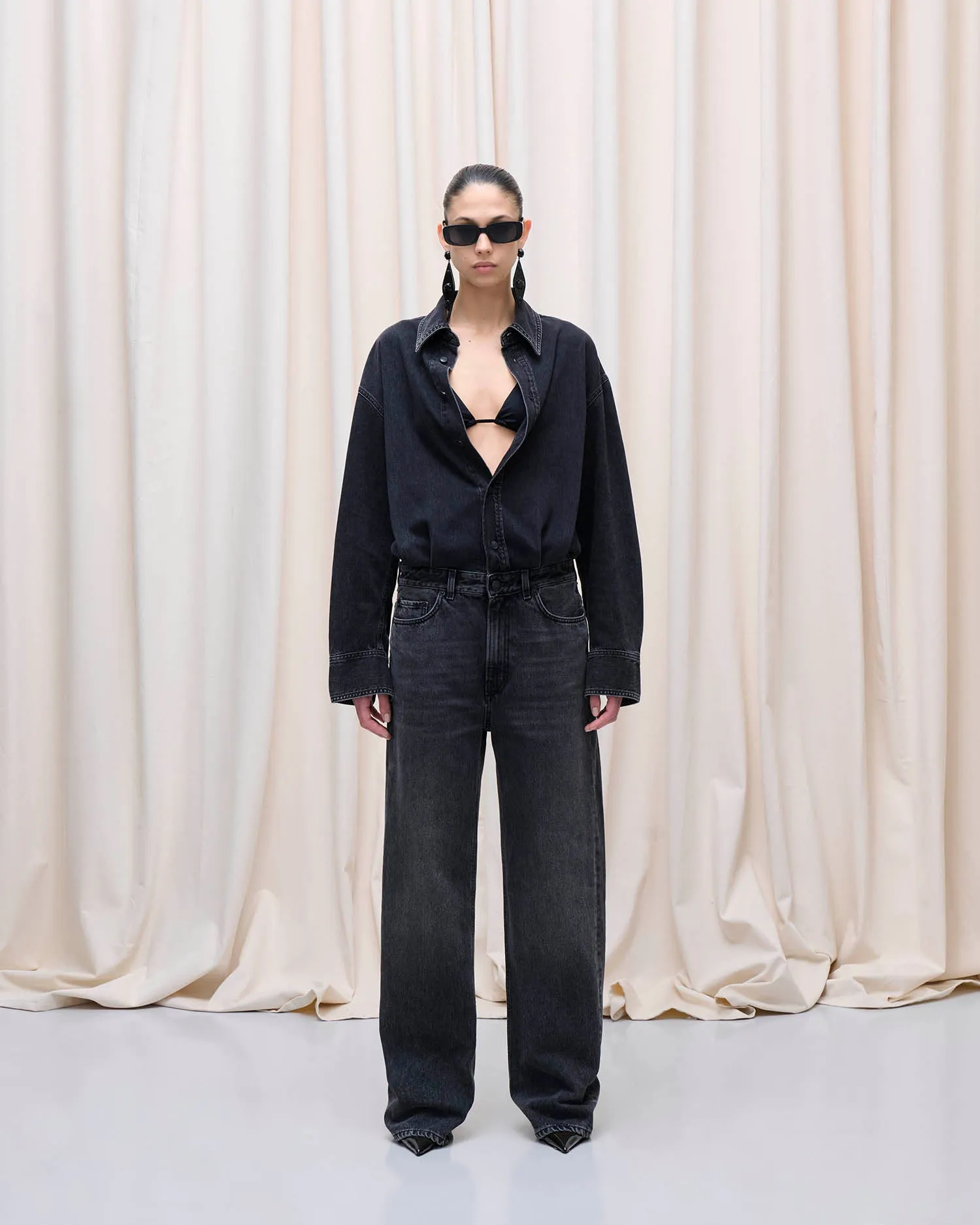 TESSIE JUMPSUIT // MEDIUM BLACK sold by Haikure