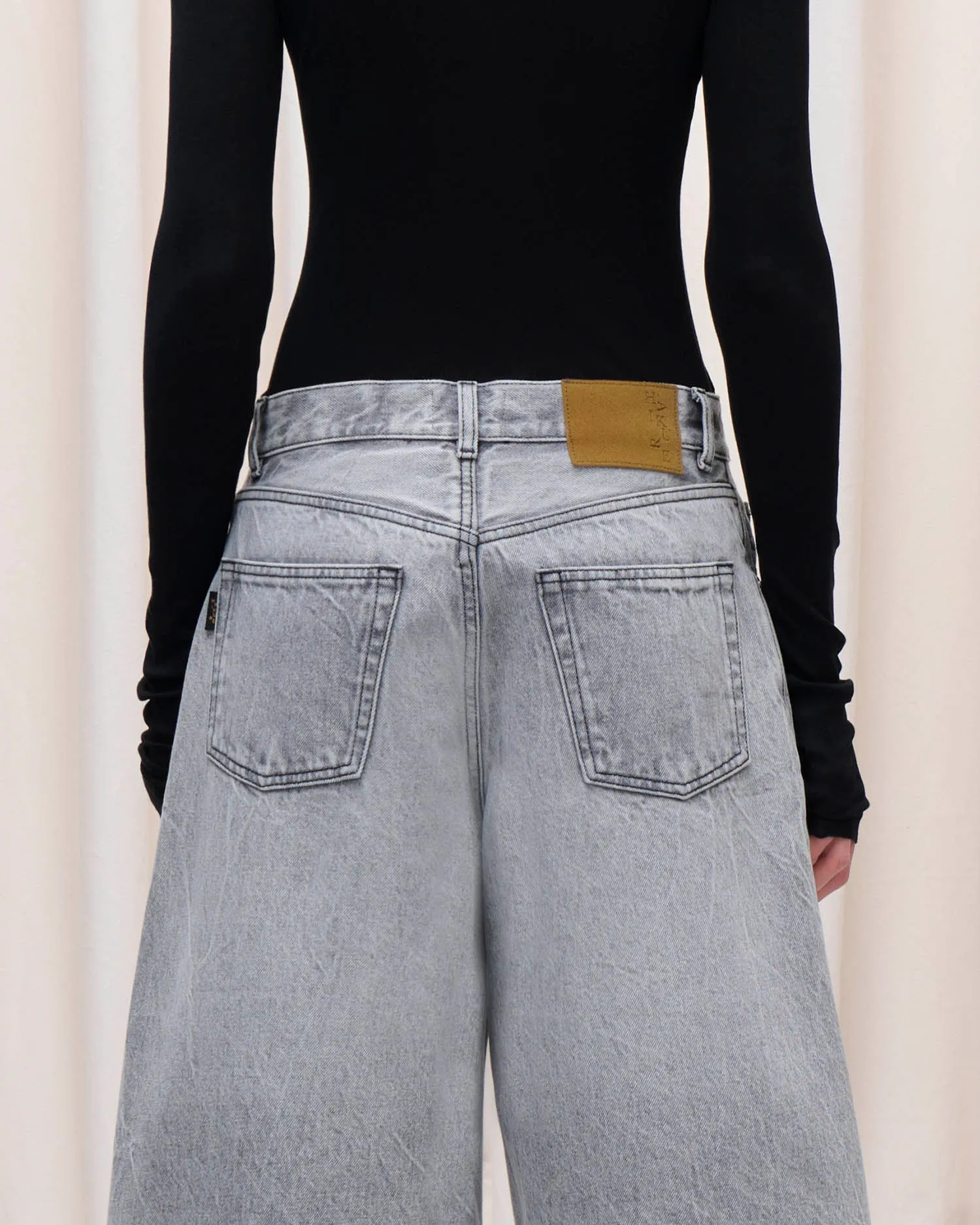 BECKY DENIM // FOG GREY sold by Haikure product image thumbnail 2