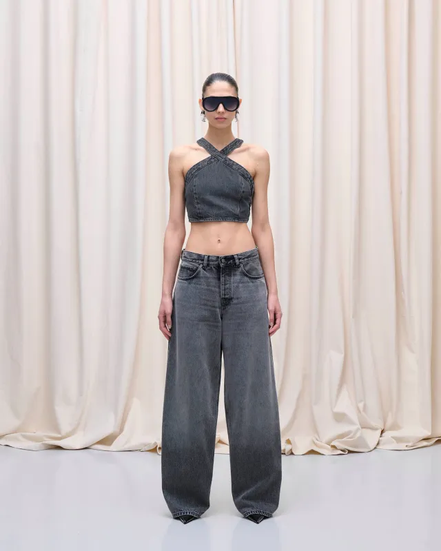 BETHANY DENIM // FLANNEL GREY made by Haikure