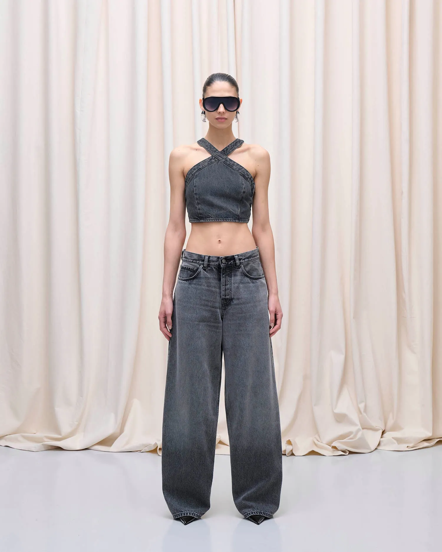 BETHANY DENIM // FLANNEL GREY sold by Haikure