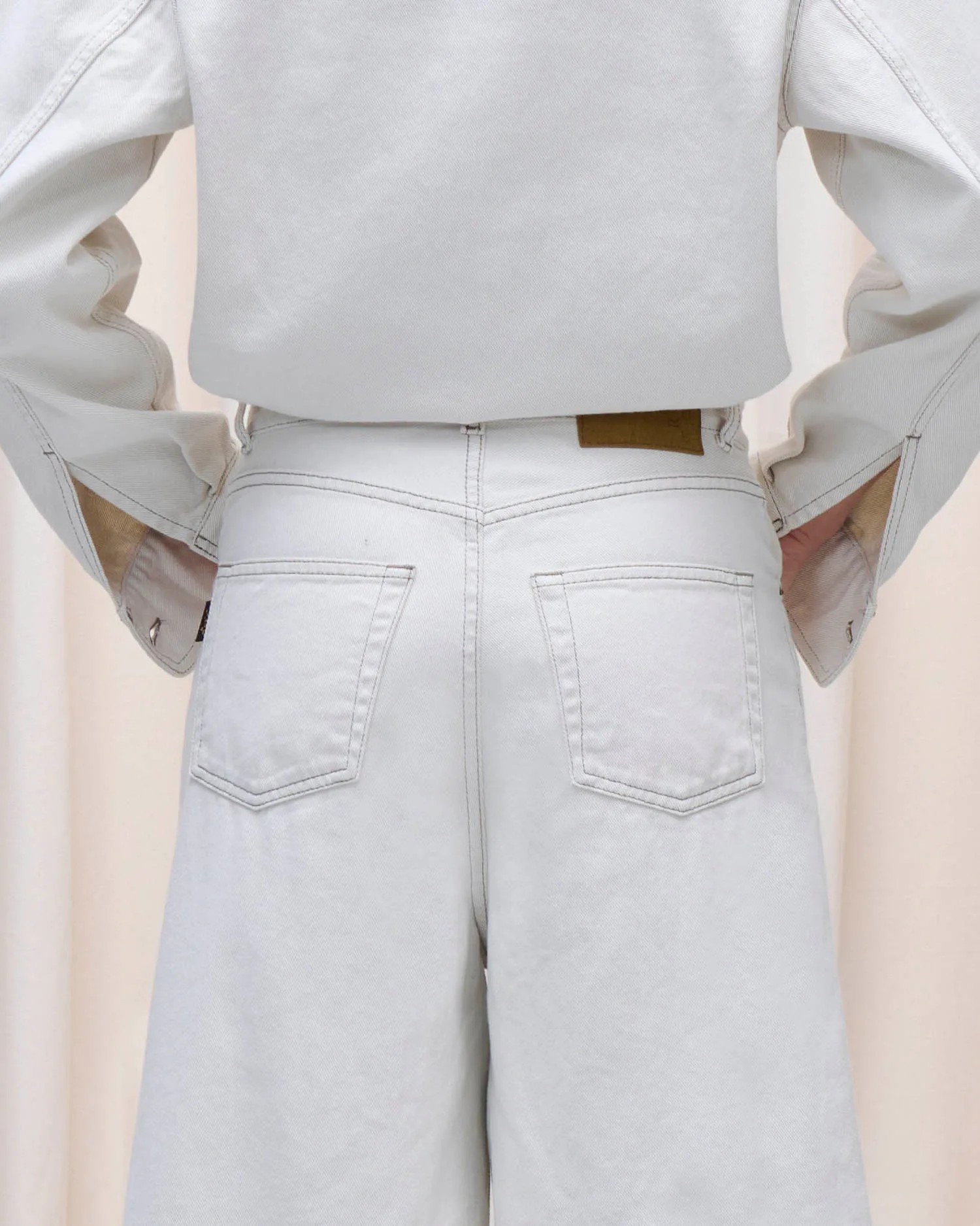 TONYA JUMPSUIT // ECRU WASH sold by Haikure product image thumbnail 4