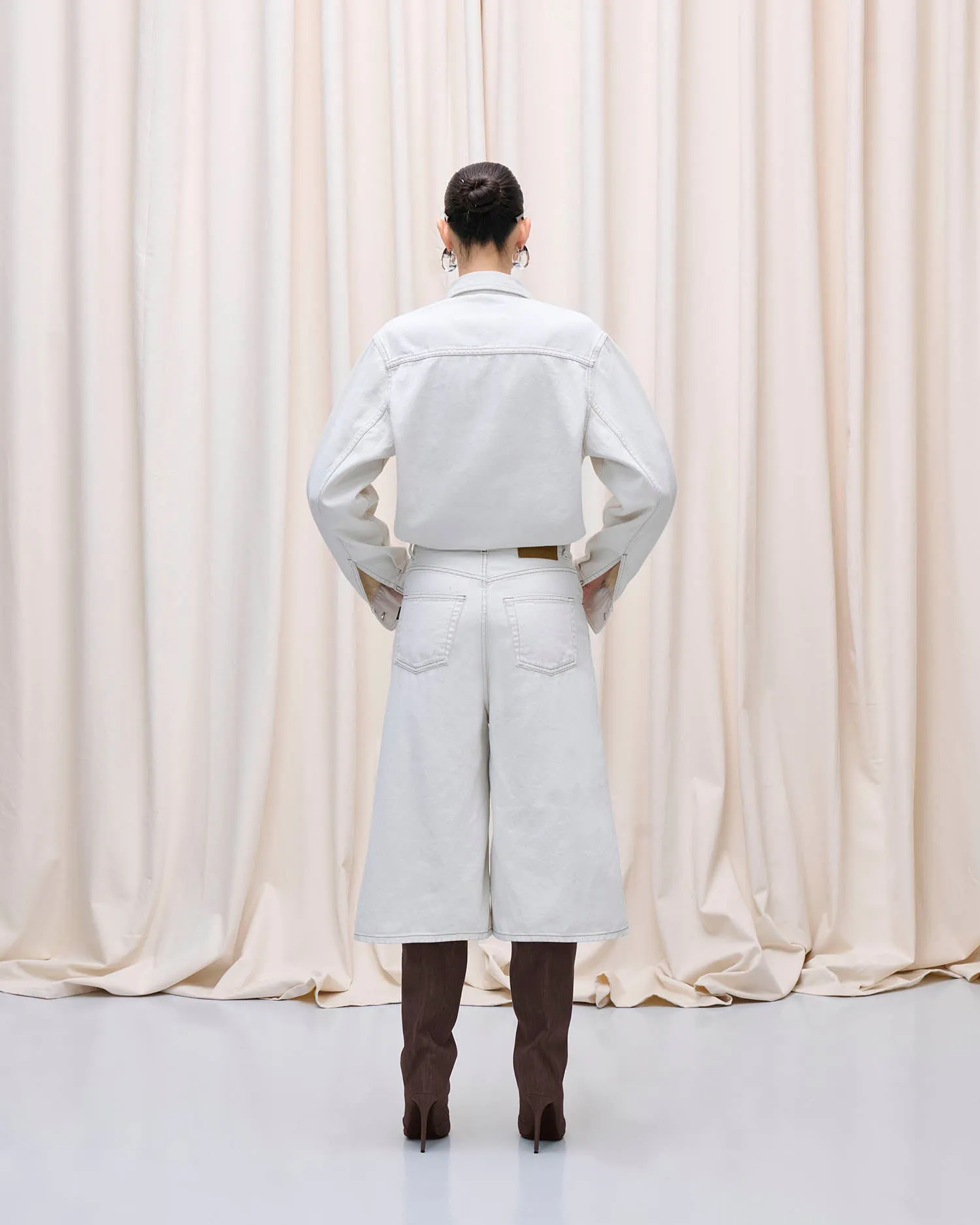 TONYA JUMPSUIT // ECRU WASH sold by Haikure product image thumbnail 5