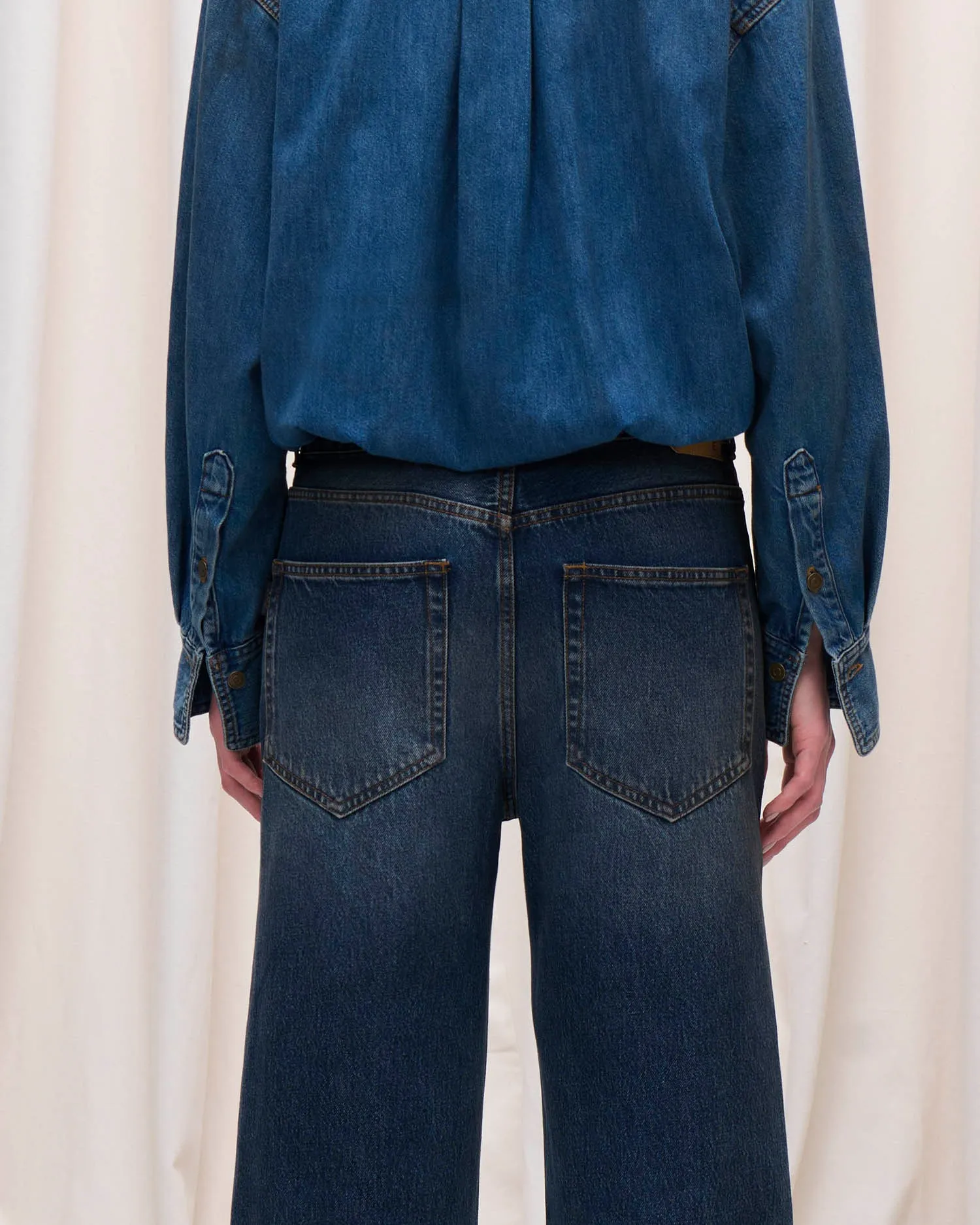 TESSIE JUMPSUIT // OIL BLUE sold by Haikure product image thumbnail 4