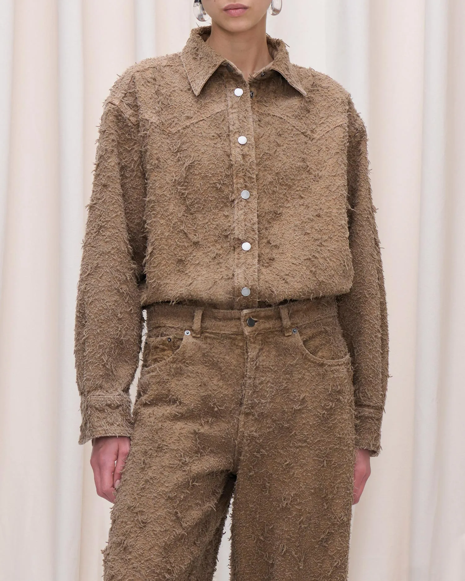 BELTY FUR SHIRT // CAMEL sold by Haikure product image thumbnail 2