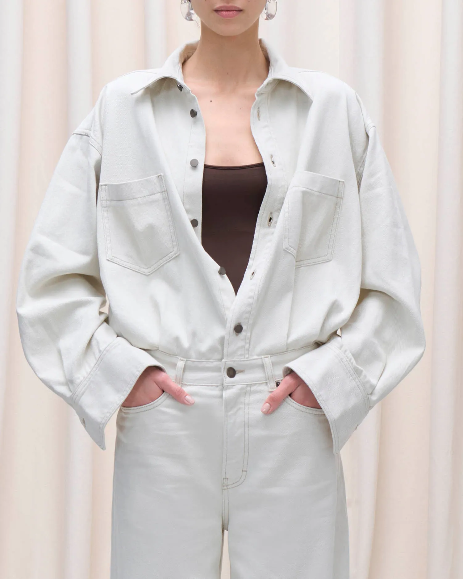 TILDA JUMPSUIT // ECRU WASH sold by Haikure product image thumbnail 2