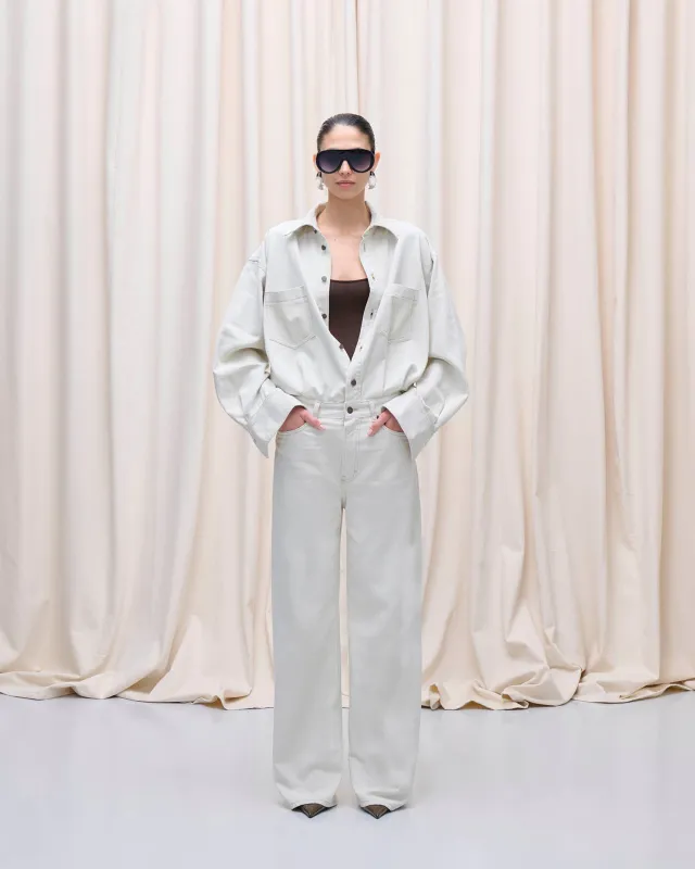 TILDA JUMPSUIT // ECRU WASH made by Haikure