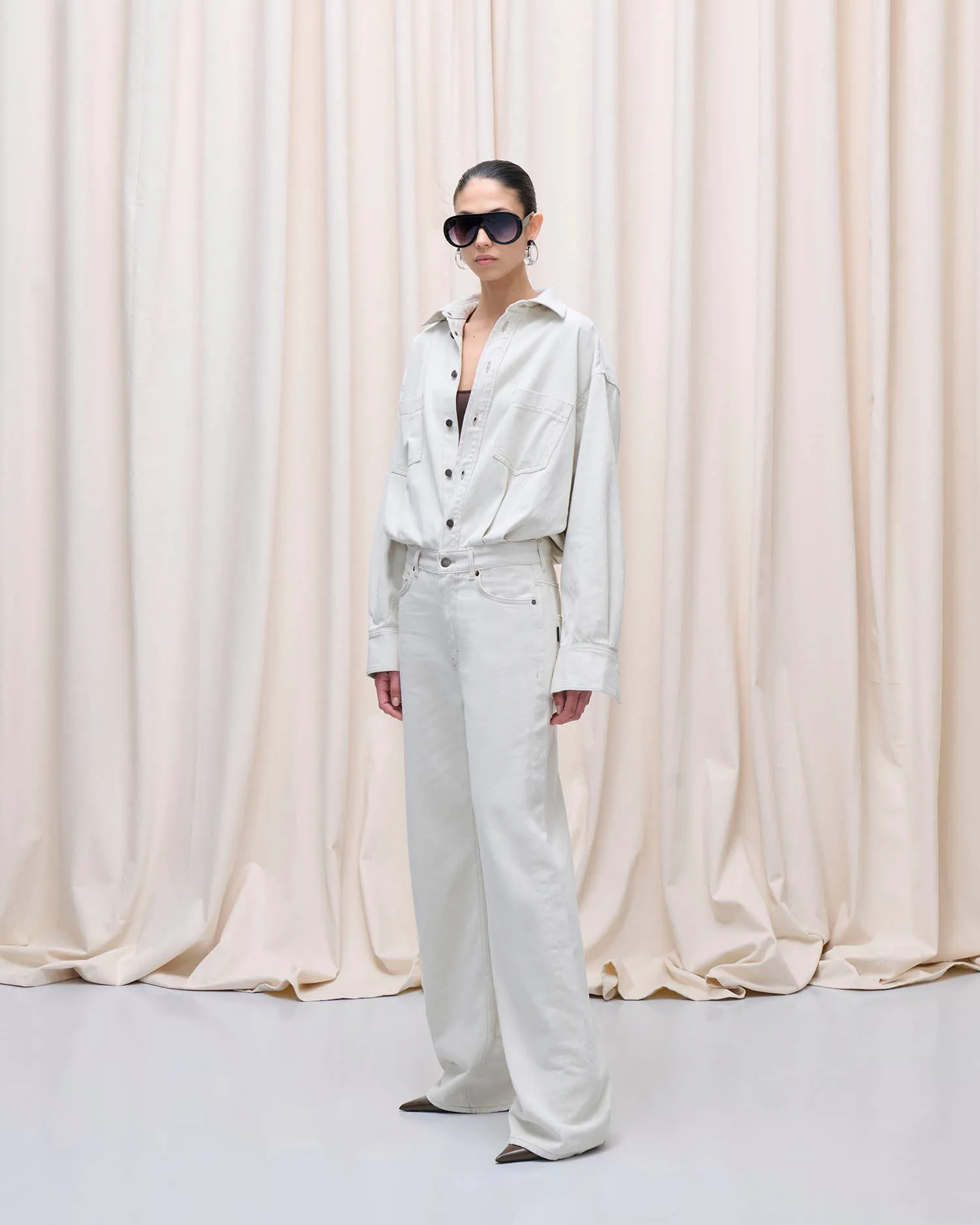 TILDA JUMPSUIT // ECRU WASH sold by Haikure product image thumbnail 3