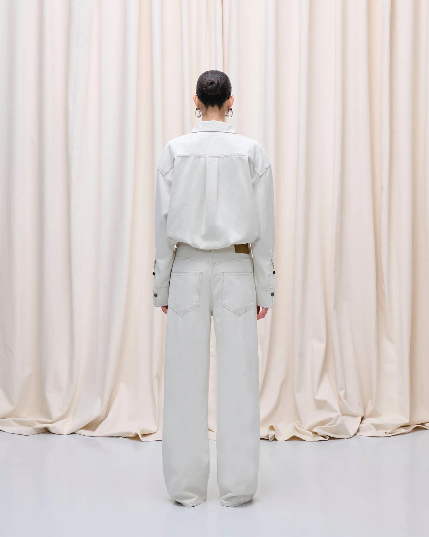 TILDA JUMPSUIT // ECRU WASH sold by Haikure product image thumbnail 4