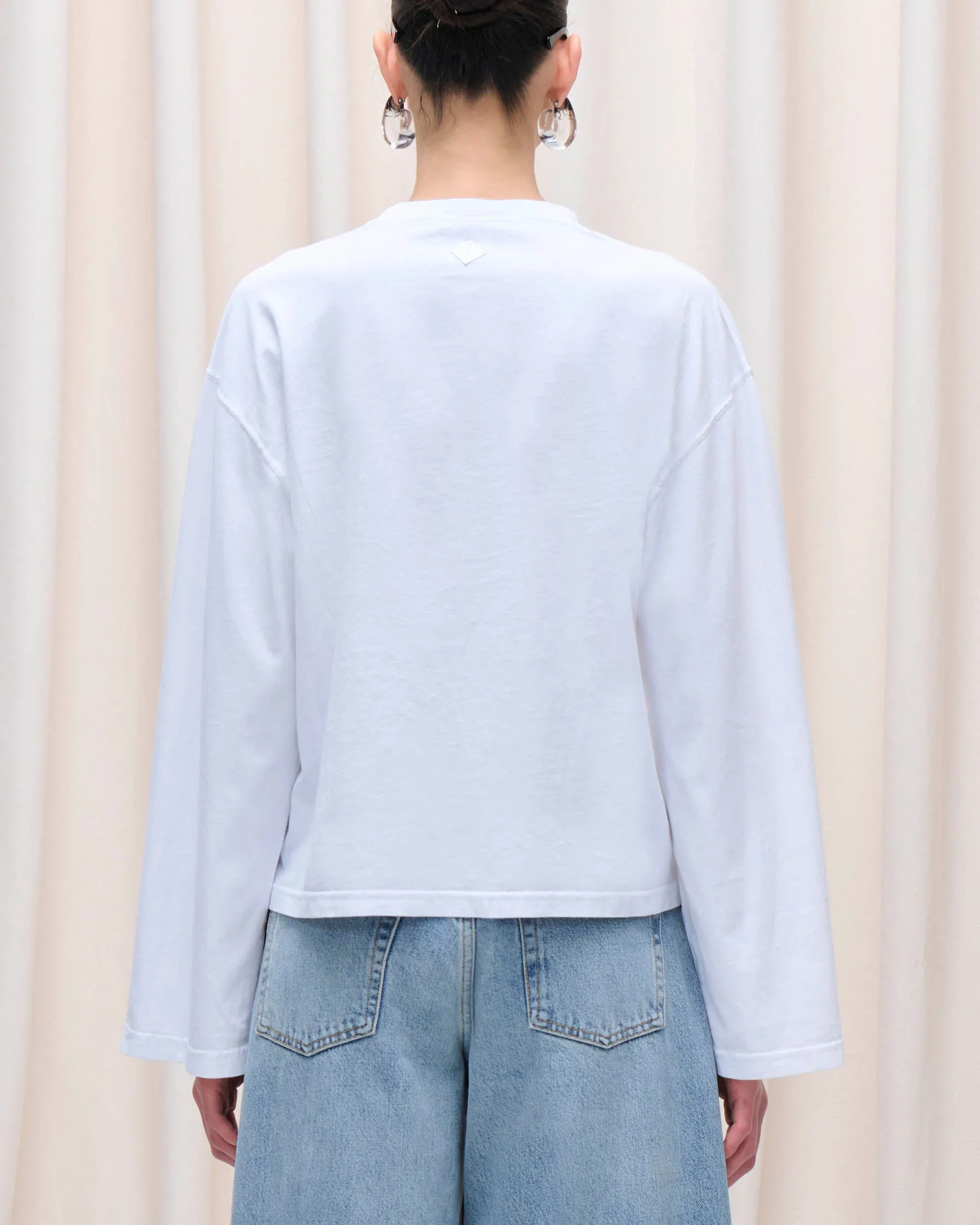 LIV T.SHIRT // OPTICAL WHITE sold by Haikure product image thumbnail 4