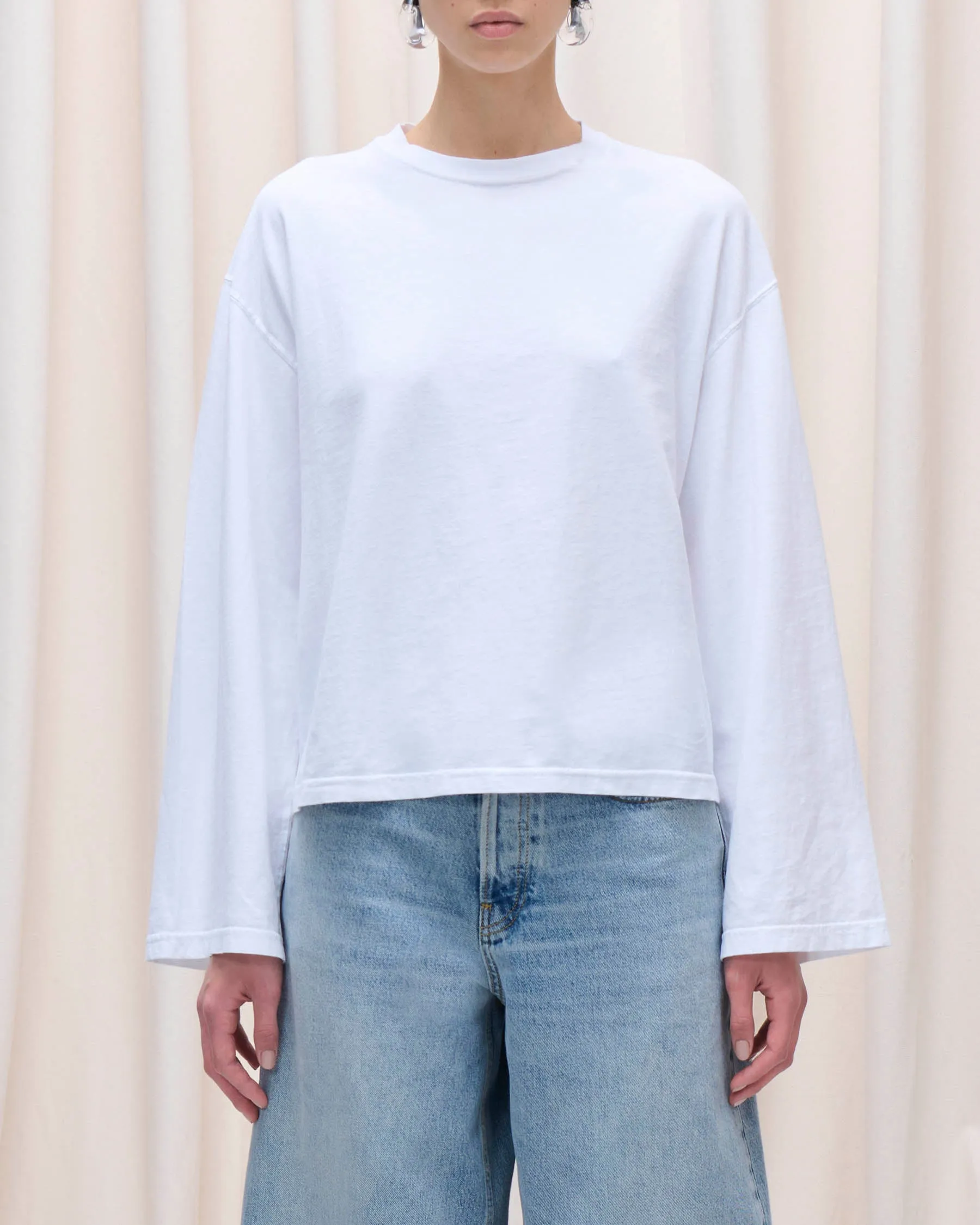 LIV T.SHIRT // OPTICAL WHITE sold by Haikure product image thumbnail 2