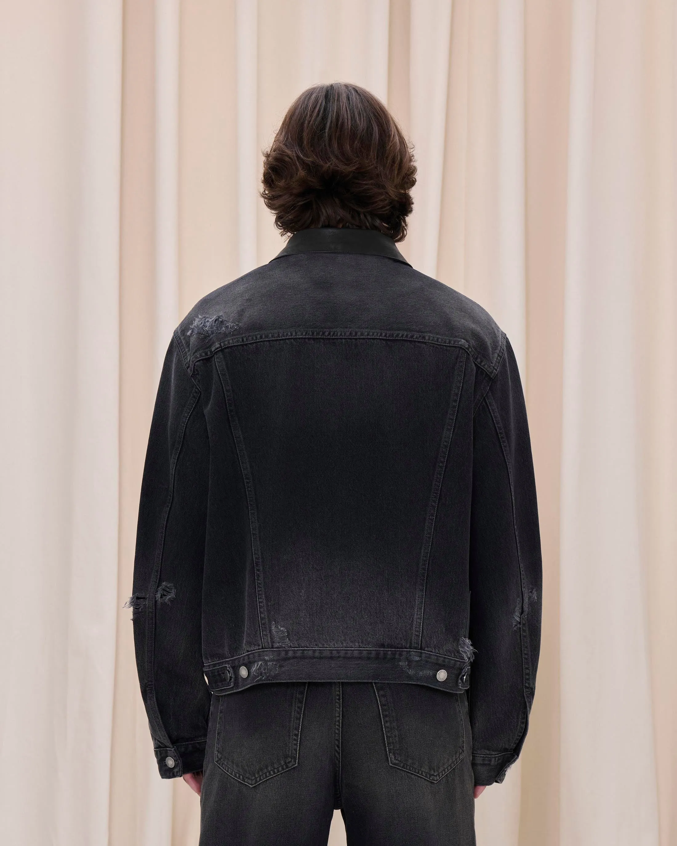 GORDON DENIM JACKET // PASADENA BLACK sold by Haikure product image thumbnail 5