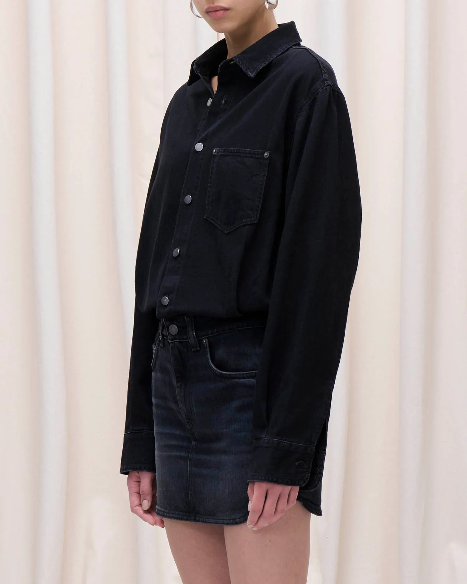 TAMU MINI DRESS // MID BLACK sold by Haikure product image thumbnail 2