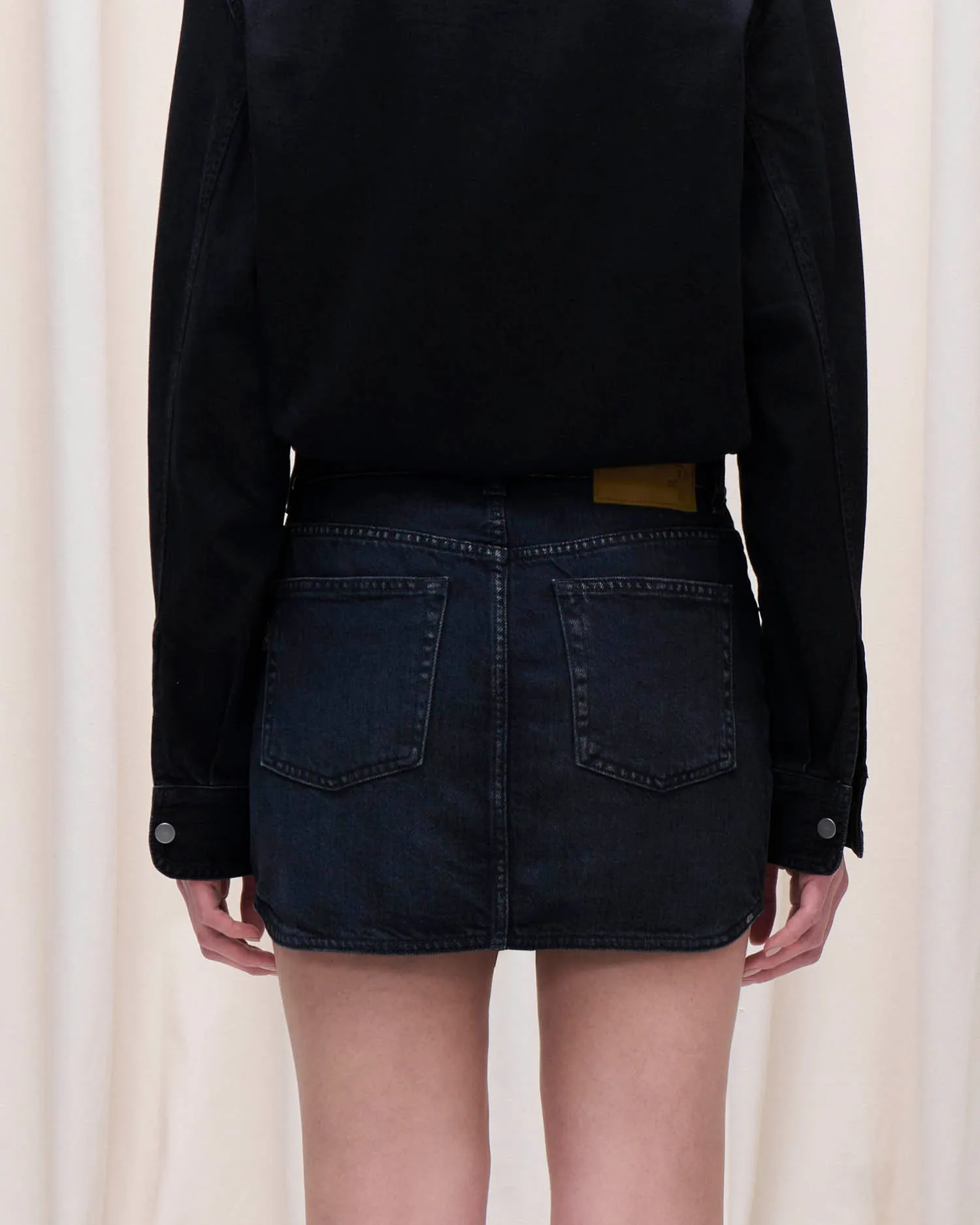 TAMU MINI DRESS // MID BLACK sold by Haikure product image thumbnail 4