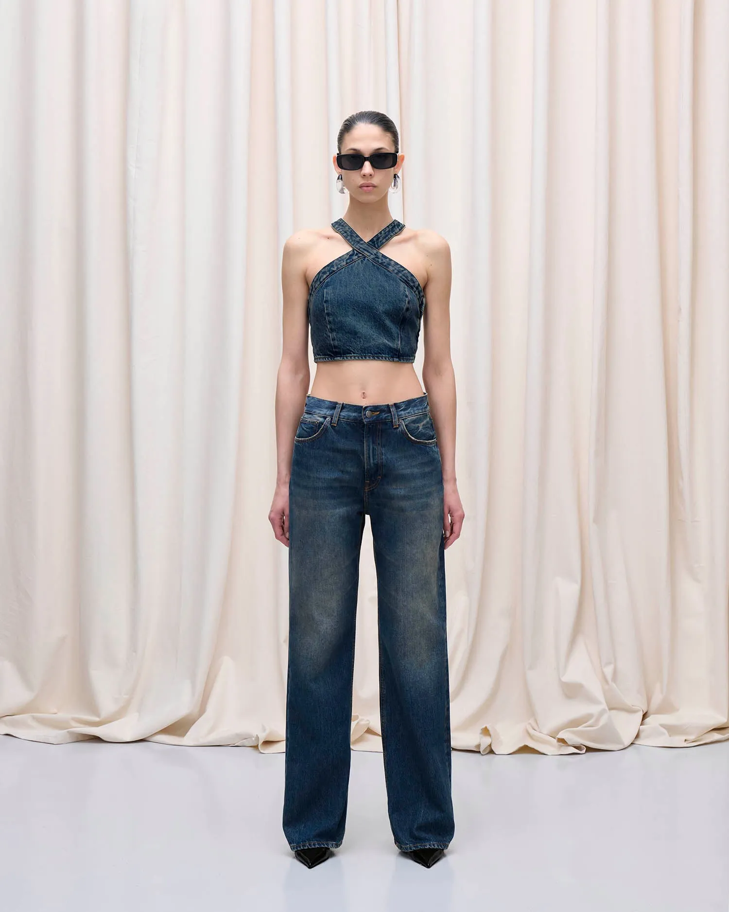 KOREA DENIM // MID BLUE sold by Haikure