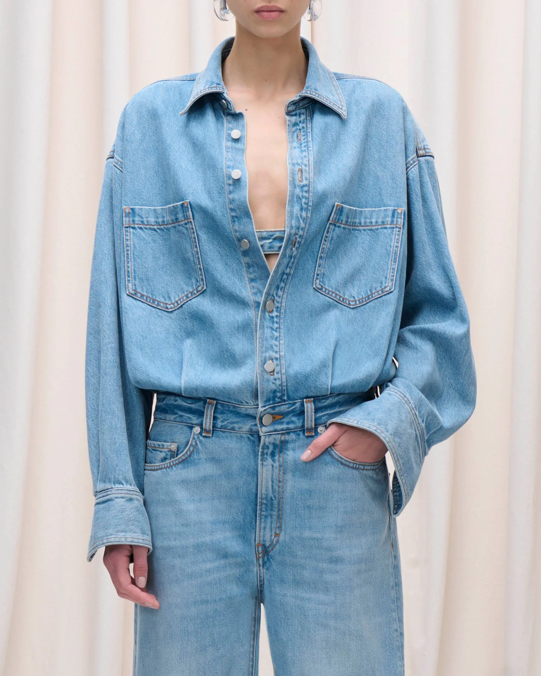 TILDA JUMPSUIT // BLUE AQUA sold by Haikure product image thumbnail 4