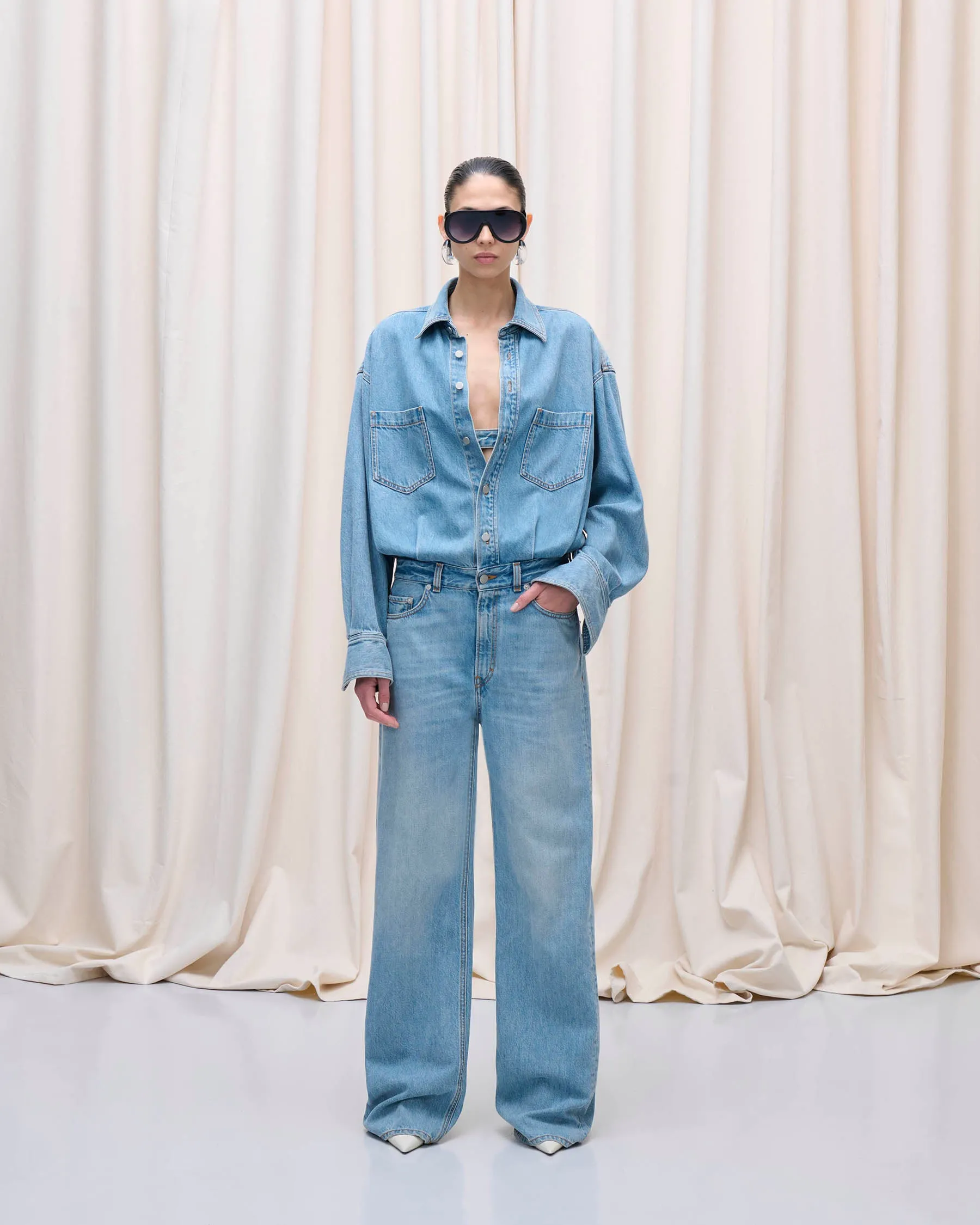 TILDA JUMPSUIT // BLUE AQUA sold by Haikure product image thumbnail 3